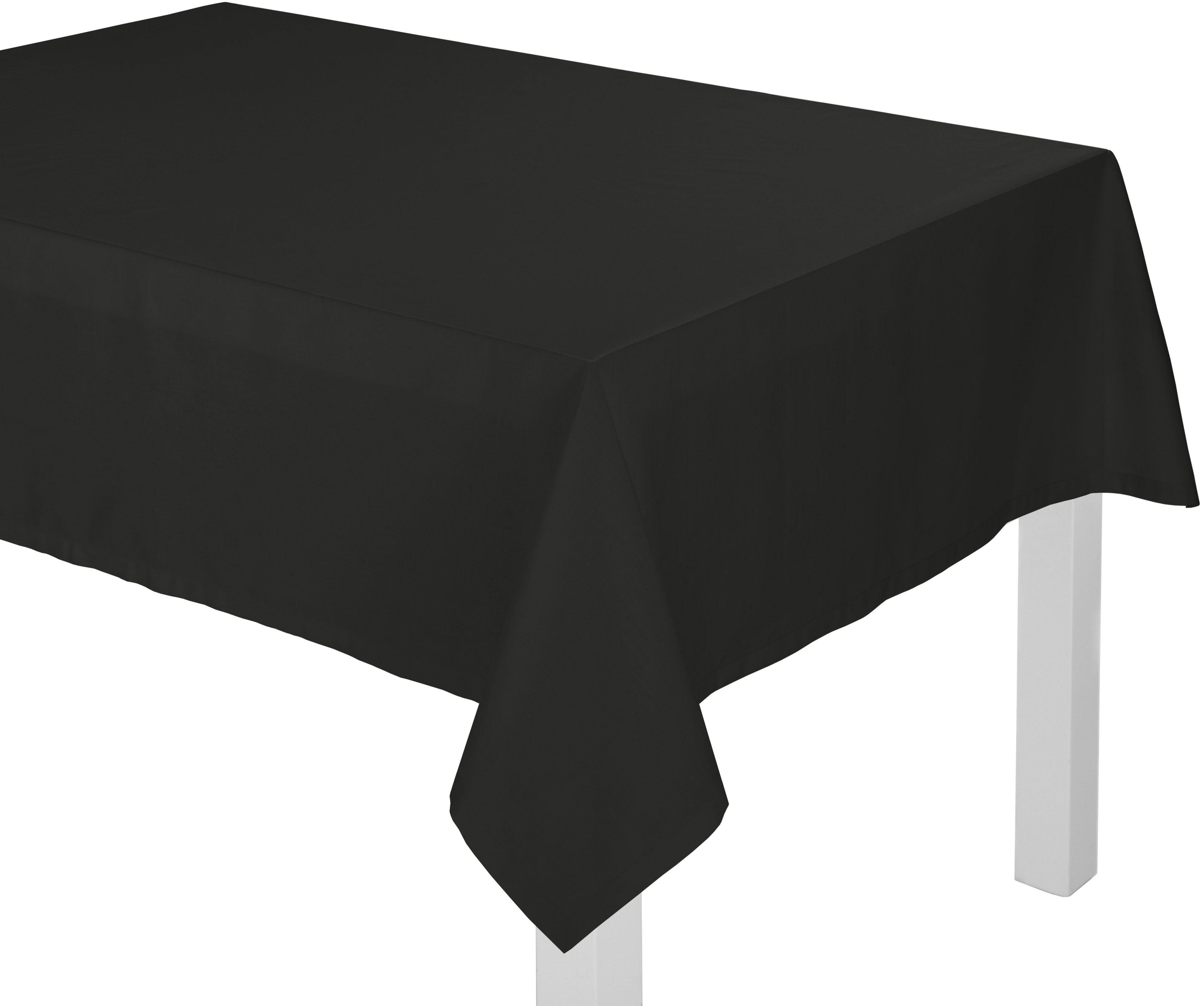 Wirth Tafellaken Newbury (1 stuk) tafelkleden maat 5 (130x220 cm) zwart