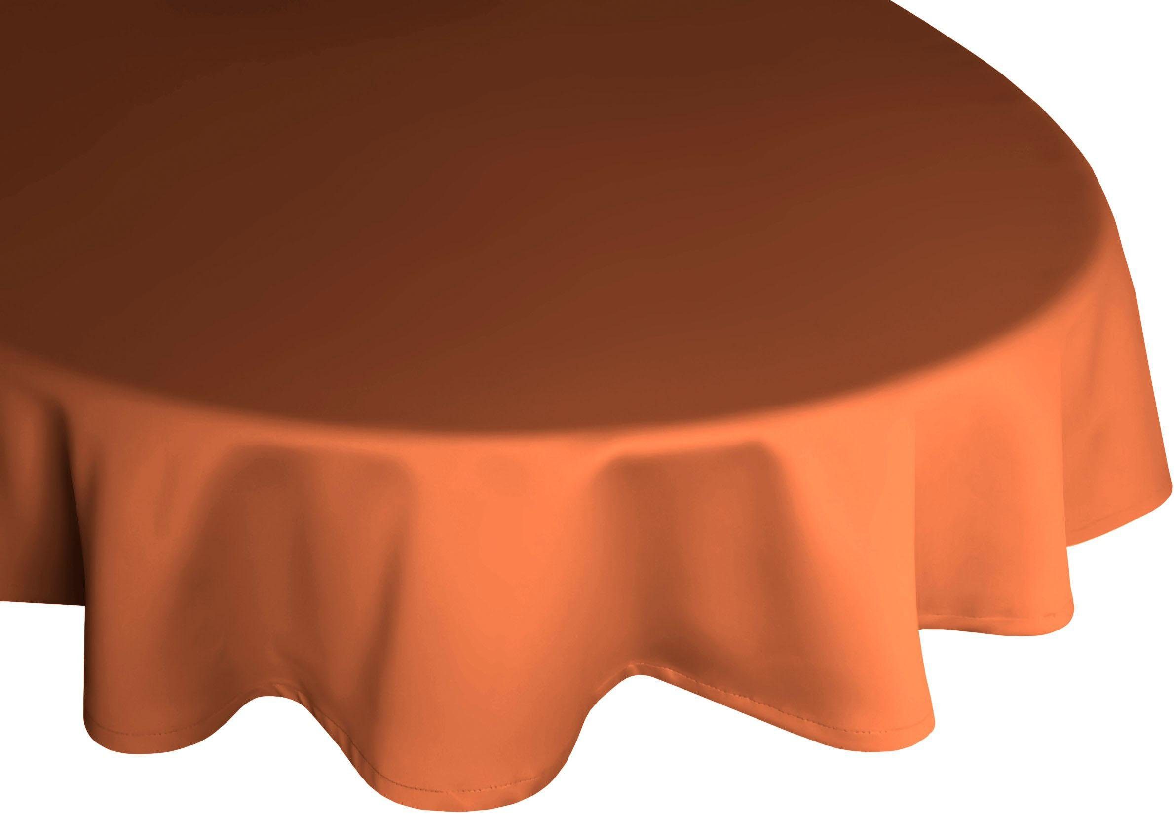 Wirth Tafellaken Newbury (1 stuk) tafelkleden maat 1 (160x160 cm) oranje
