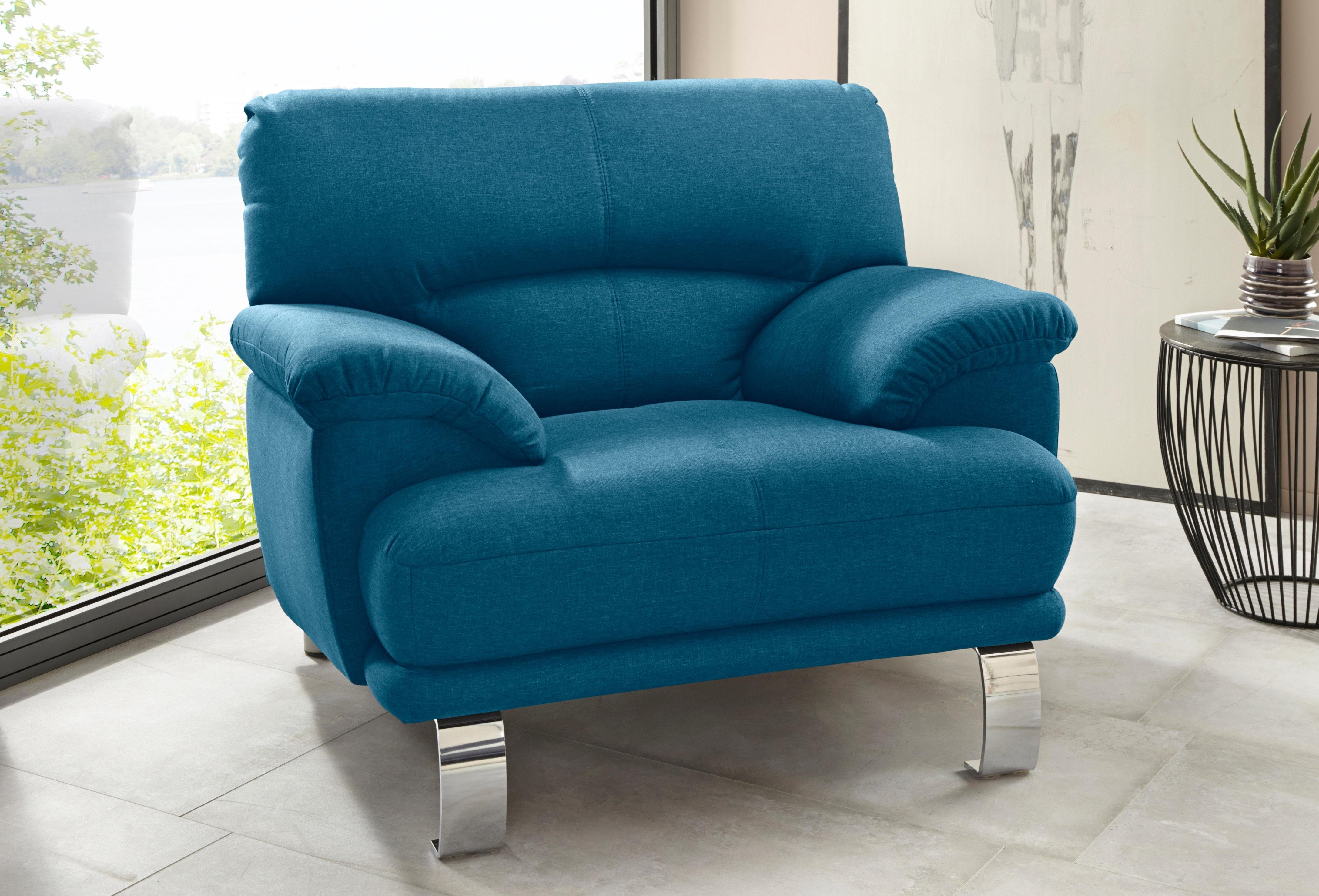 TRENDMANUFAKTUR Fauteuil Cecilia II, loungestoel in Italiaans design (set) fauteuils groen
