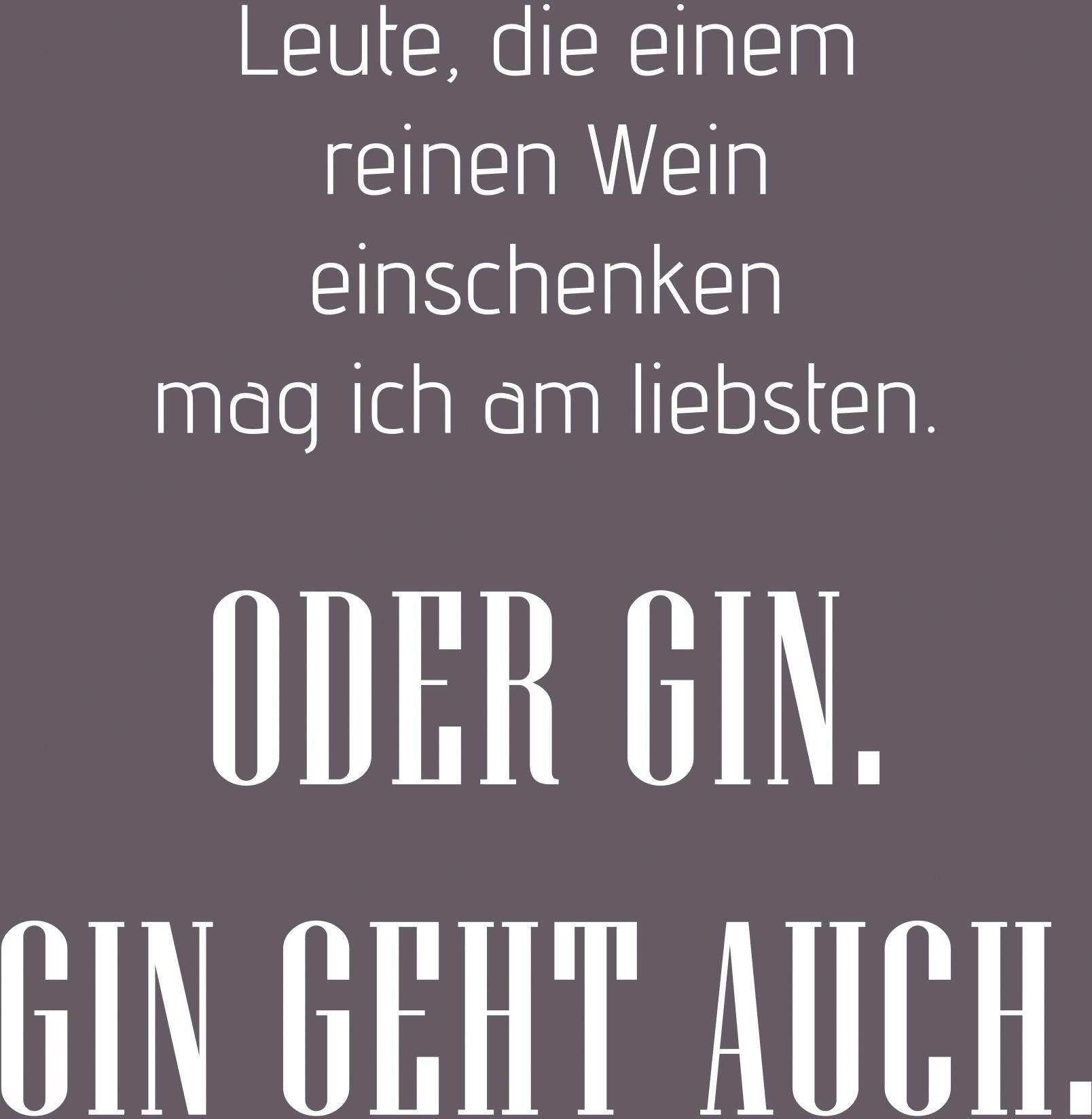 queence Sierkussen Wijn & gin met opschrift, kussenovertrek zonder vulling(1 stuk)