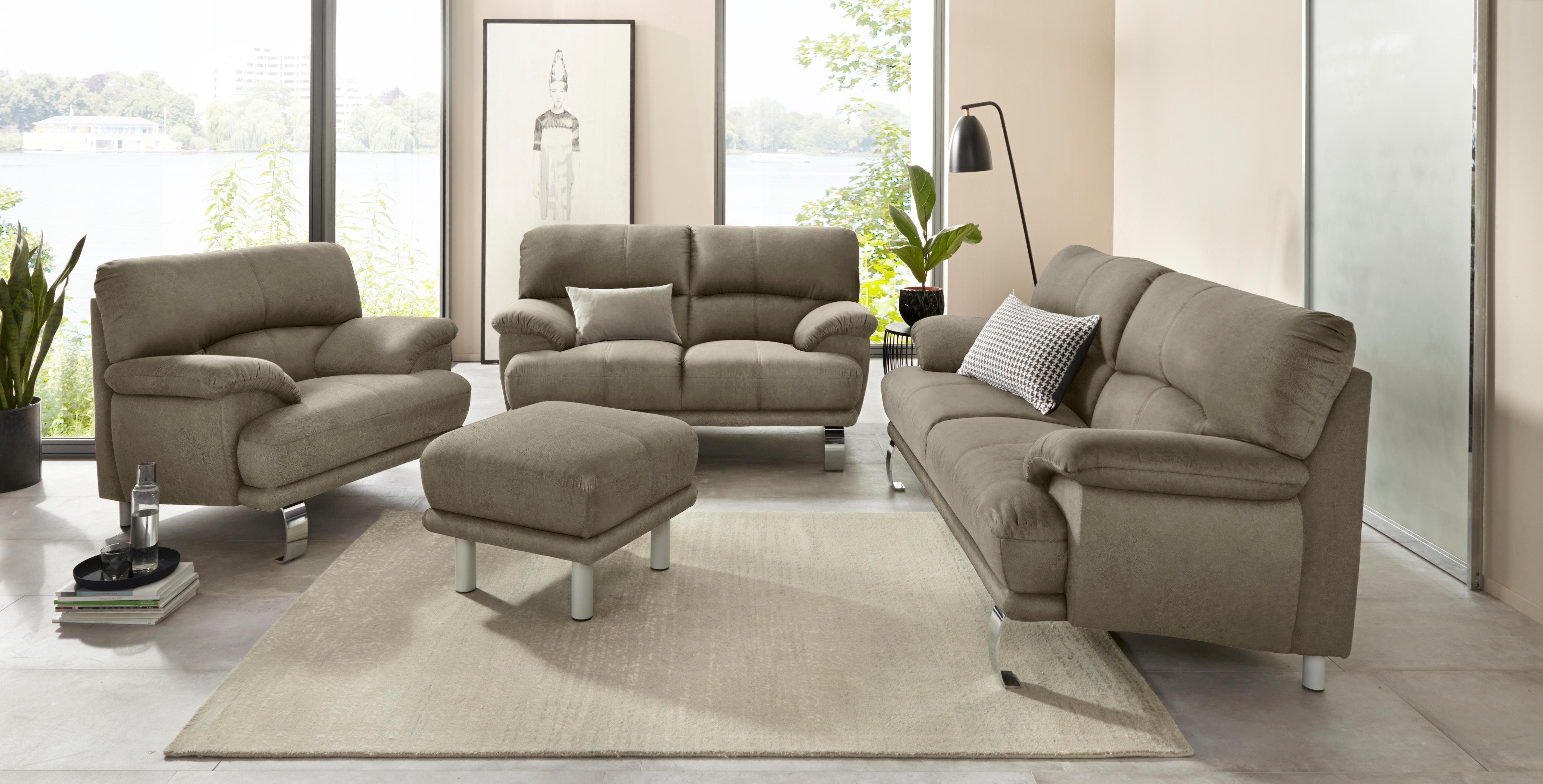 TRENDMANUFAKTUR 2-zitsbank Cecilia II, met Italiaans design, geweldige details
