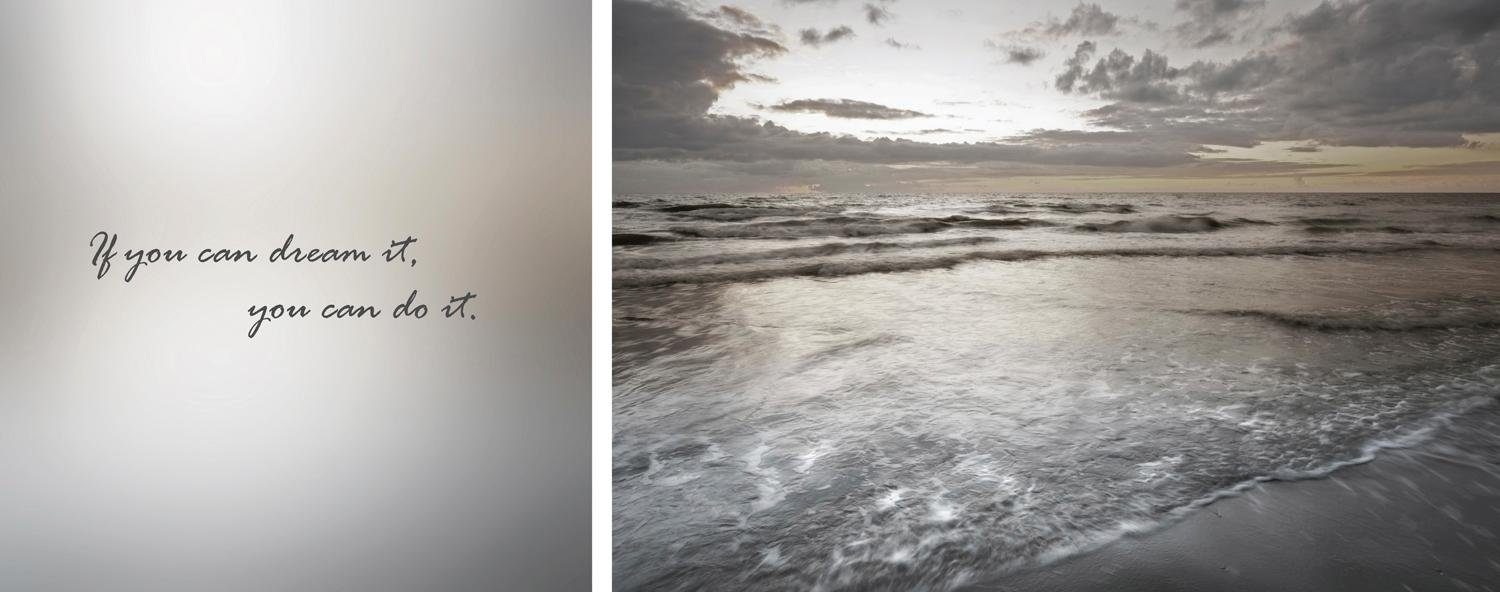 queence Artprint op linnen Do it Premium canvasstof, handgemaakt in Duitsland, uitspraak, 2-delige set (set) foto schilderijen multicolor