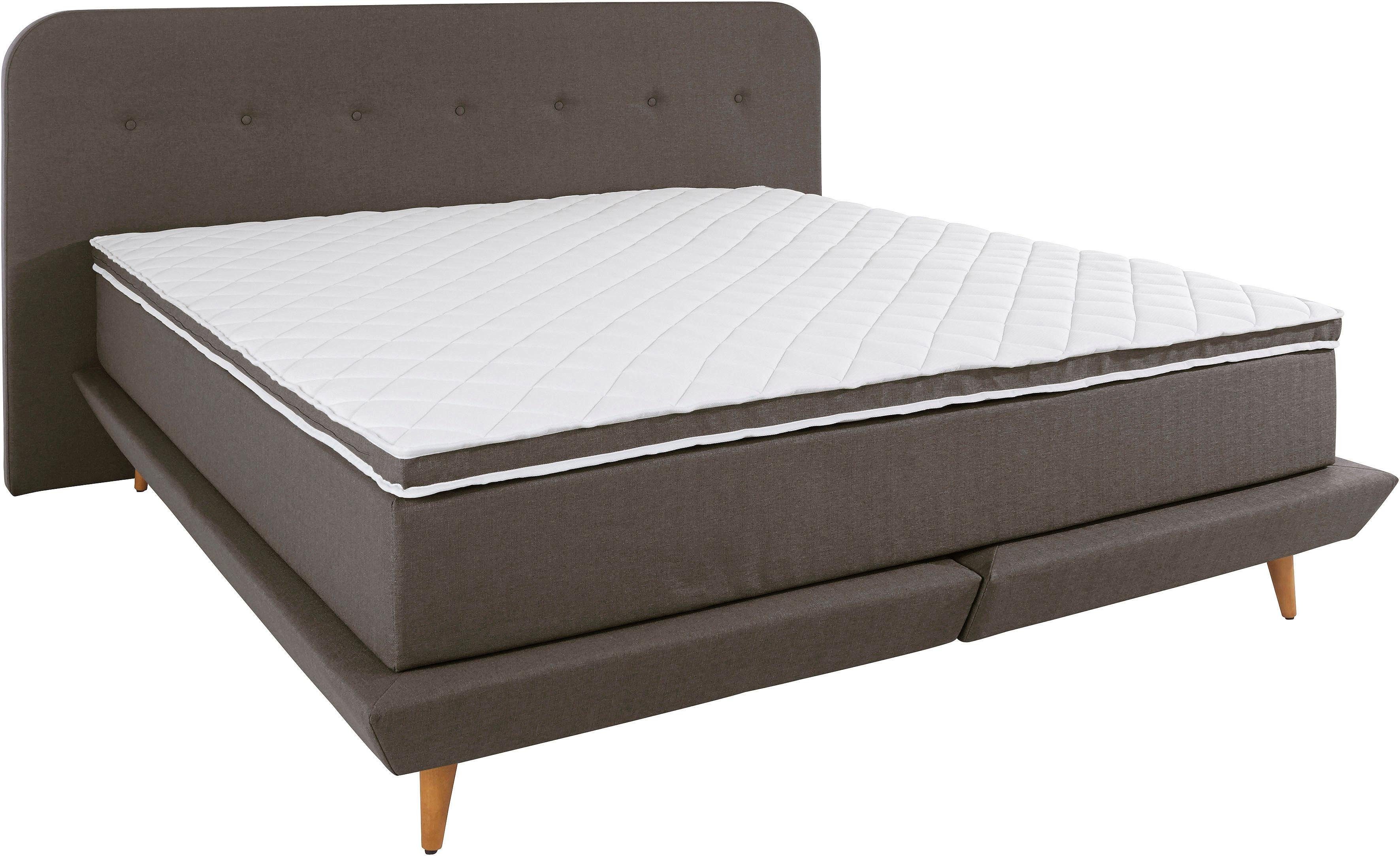 andas Boxspring Premium Stiksels met capitonnage, incl. topmatras