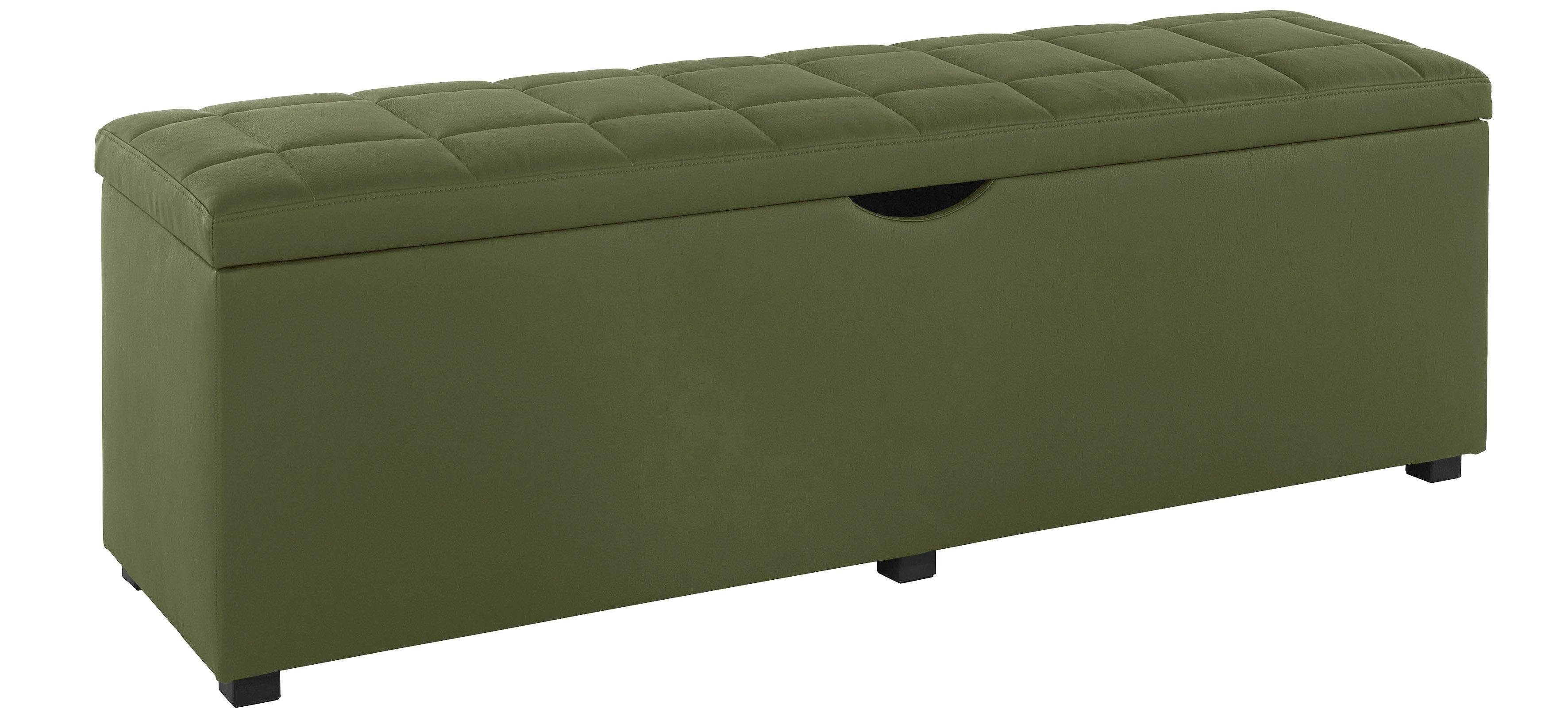 Places of Style Hockerbank Checked met bergruimte, breedte 120 cm en 160 cm, als bedbank te gebruiken