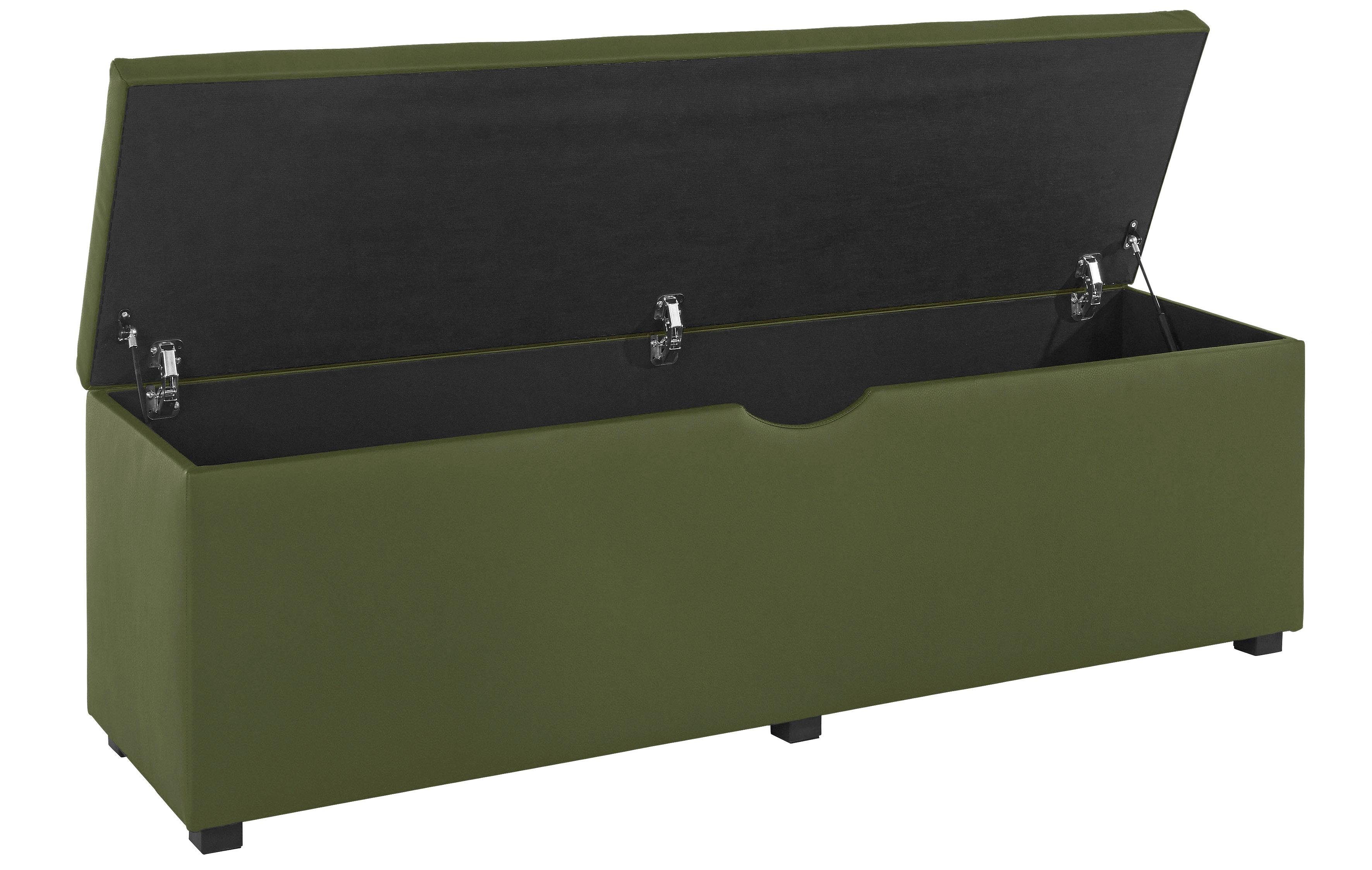 Places of Style Hockerbank Checked met bergruimte, breedte 120 cm en 160 cm, als bedbank te gebruiken
