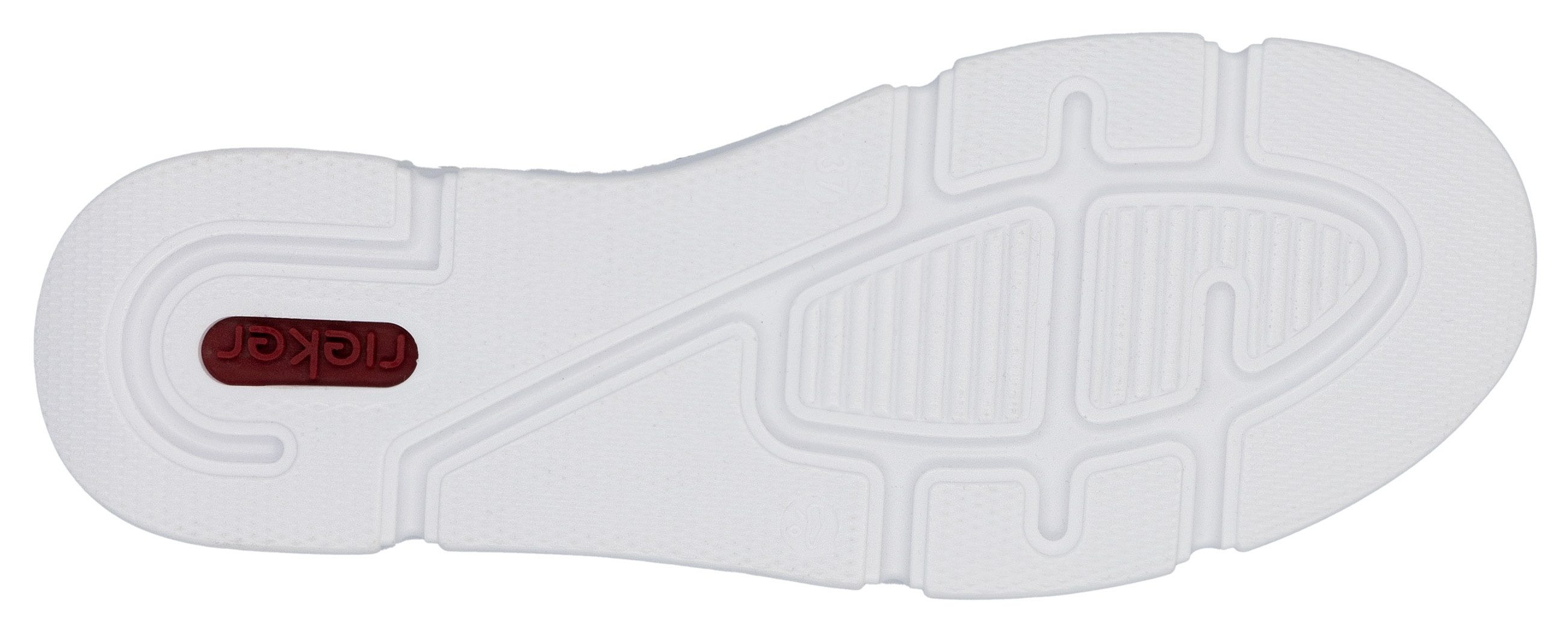 Rieker Sneakers met trendy veters, vrijetijdsschoen, lage schoen, veterschoen