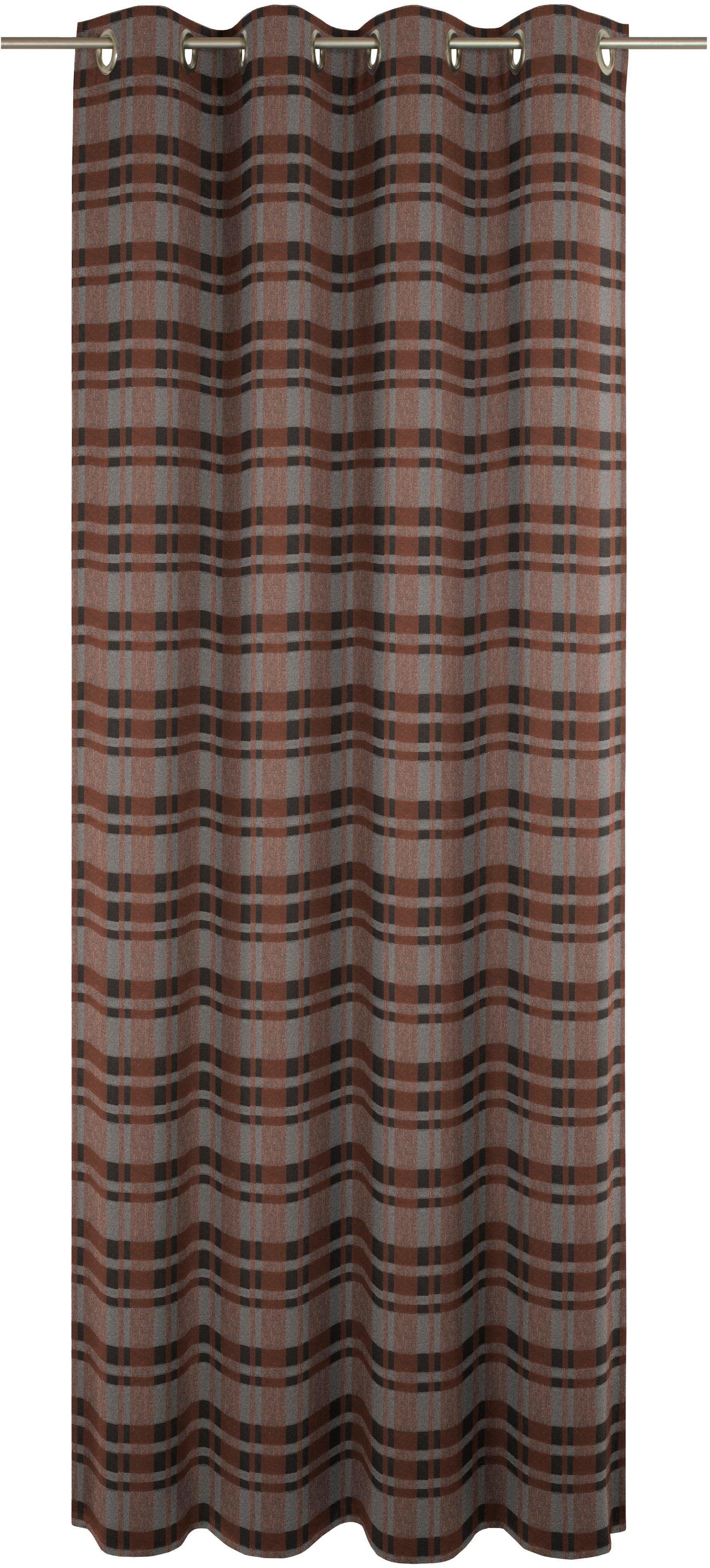 Wirth Gordijn Laufenberg (1 stuk) kant & klaar gordijnen maat hxb: 225x132 cm bruin