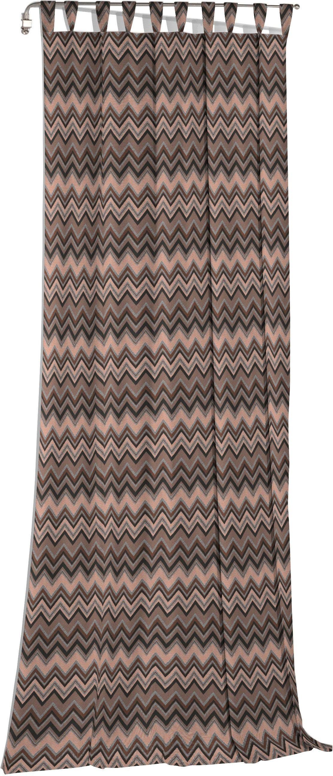 Wirth Gordijn Benewitz (1 stuk) kant & klaar gordijnen maat hxb: 175x132 cm bruin