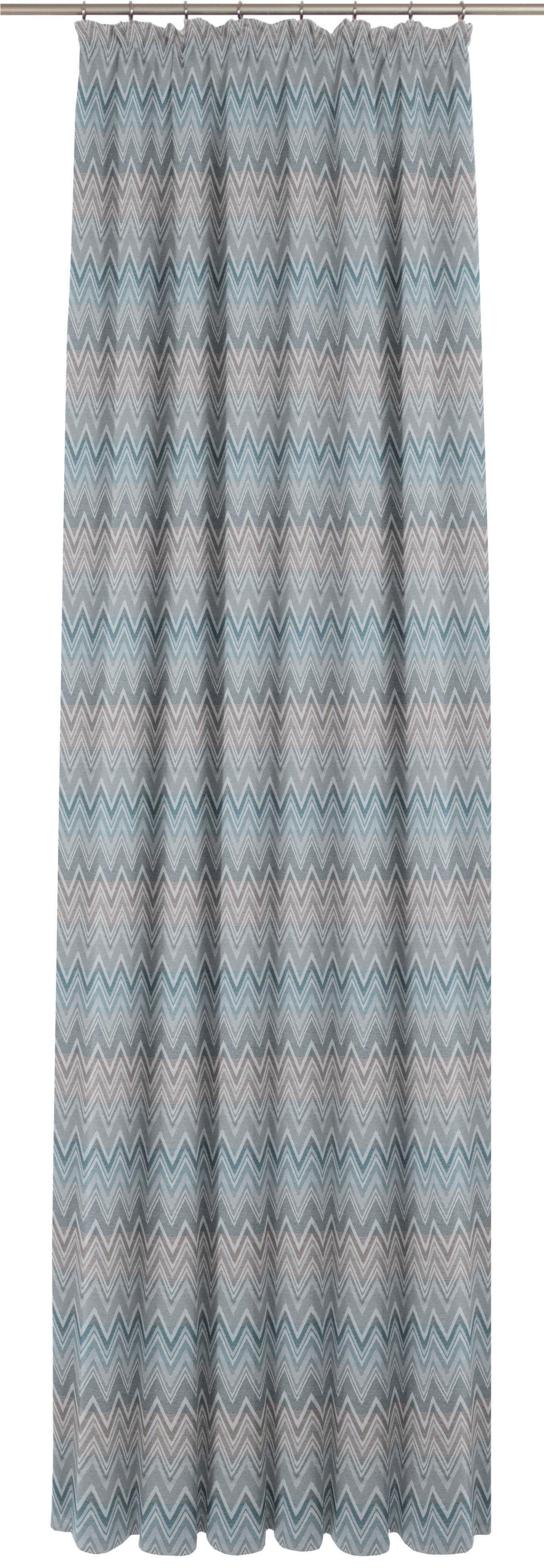Wirth Gordijn Benewitz (1 stuk) kant & klaar gordijnen maat hxb: 225x132 cm blauw