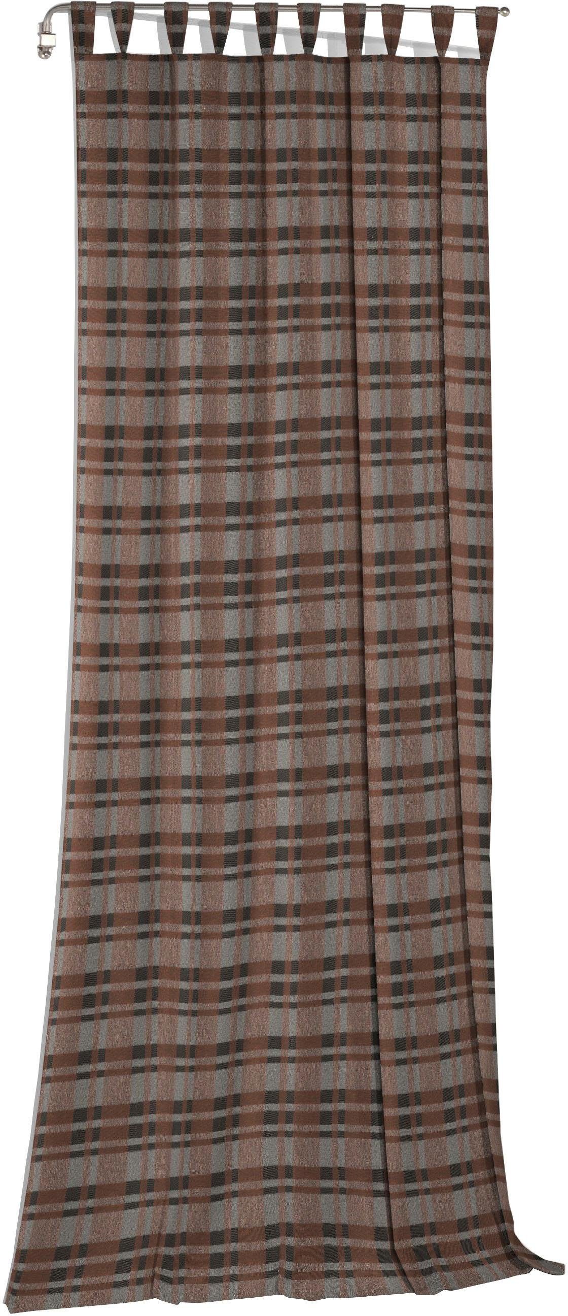 Wirth Gordijn Laufenberg (1 stuk) kant & klaar gordijnen maat hxb: 145x132 cm bruin