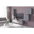 wandmeubel »vento«, diepte 36,7 cm (4-delig) grijs wandmeubel »vento«, diepte 36,7 cm (4-delig) grijs