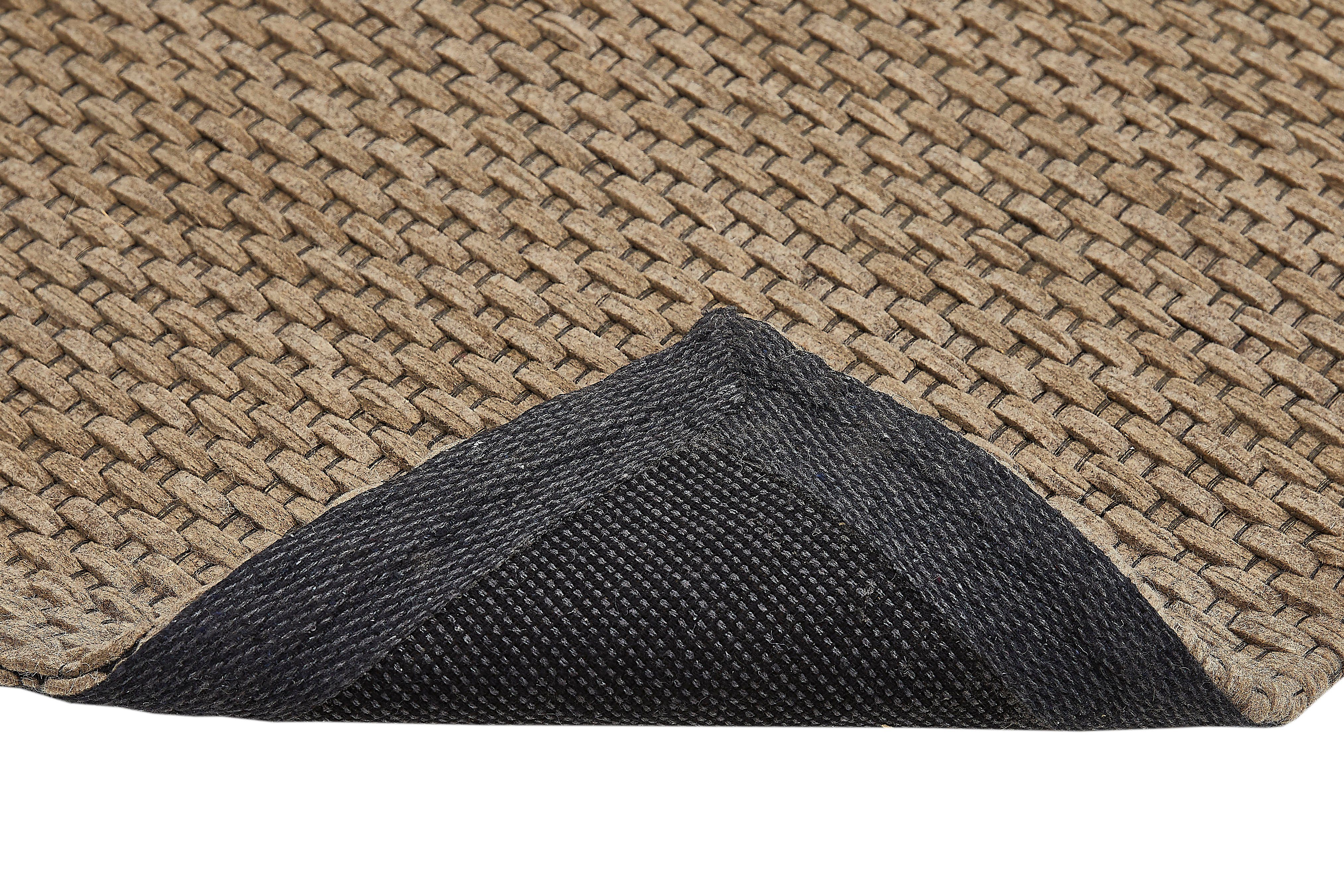 LUXOR living Wollen kleed Nora Handgeweven kleed, platweefsel, met de hand geweven, zuivere wol