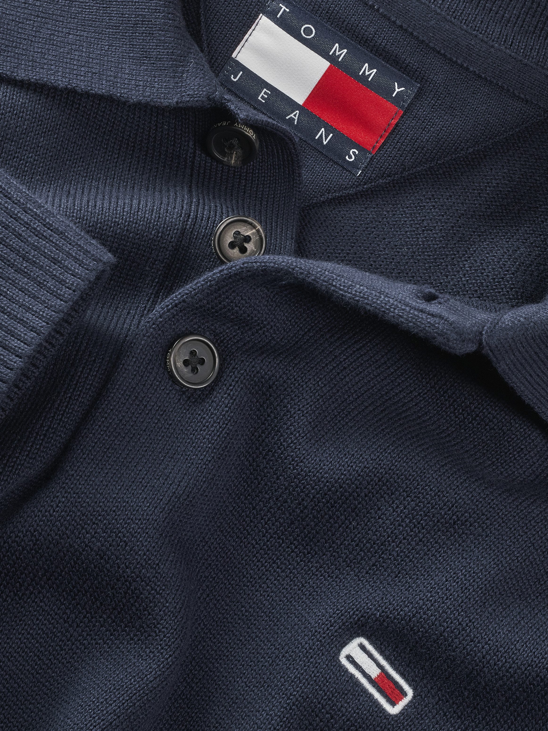 TOMMY JEANS Trui met polokraag TJM SLIM ESSENTIAL POLO SWEATER