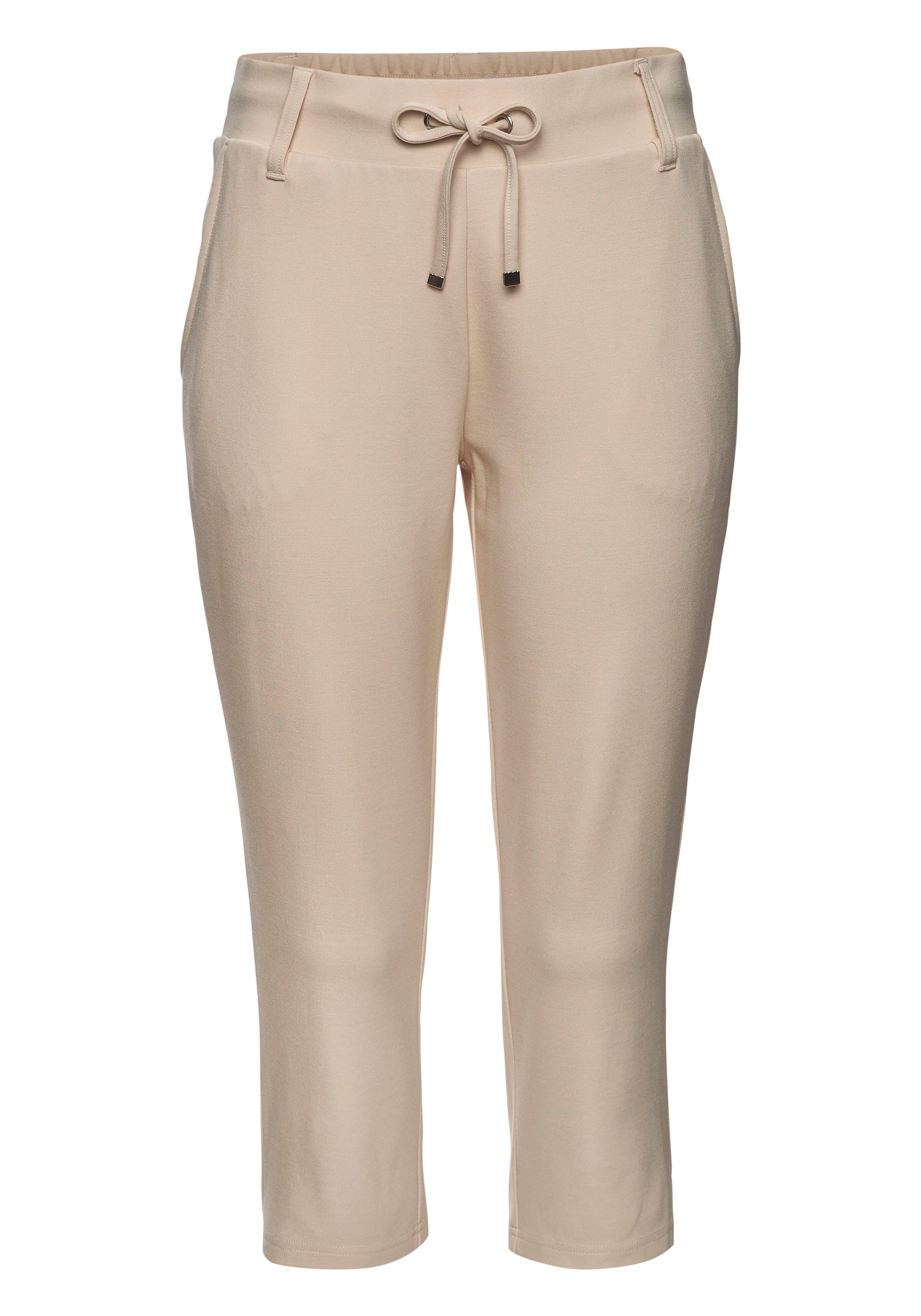 Lascana Caprilegging met zijzakken loungewear