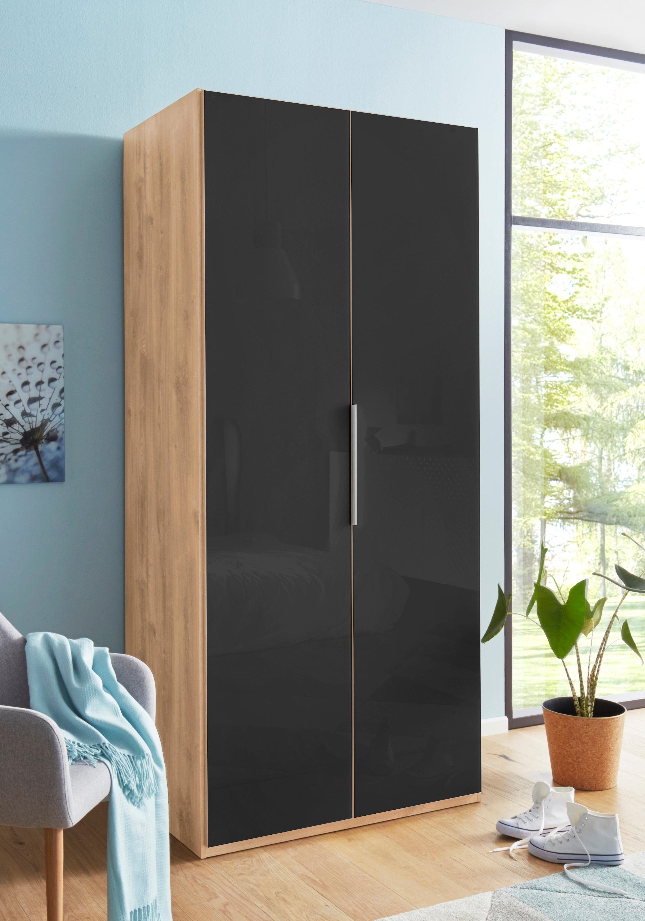 Wimex Kledingkast Level by fresh to go Deuren over het gehele oppervlak met gekleurd glas
