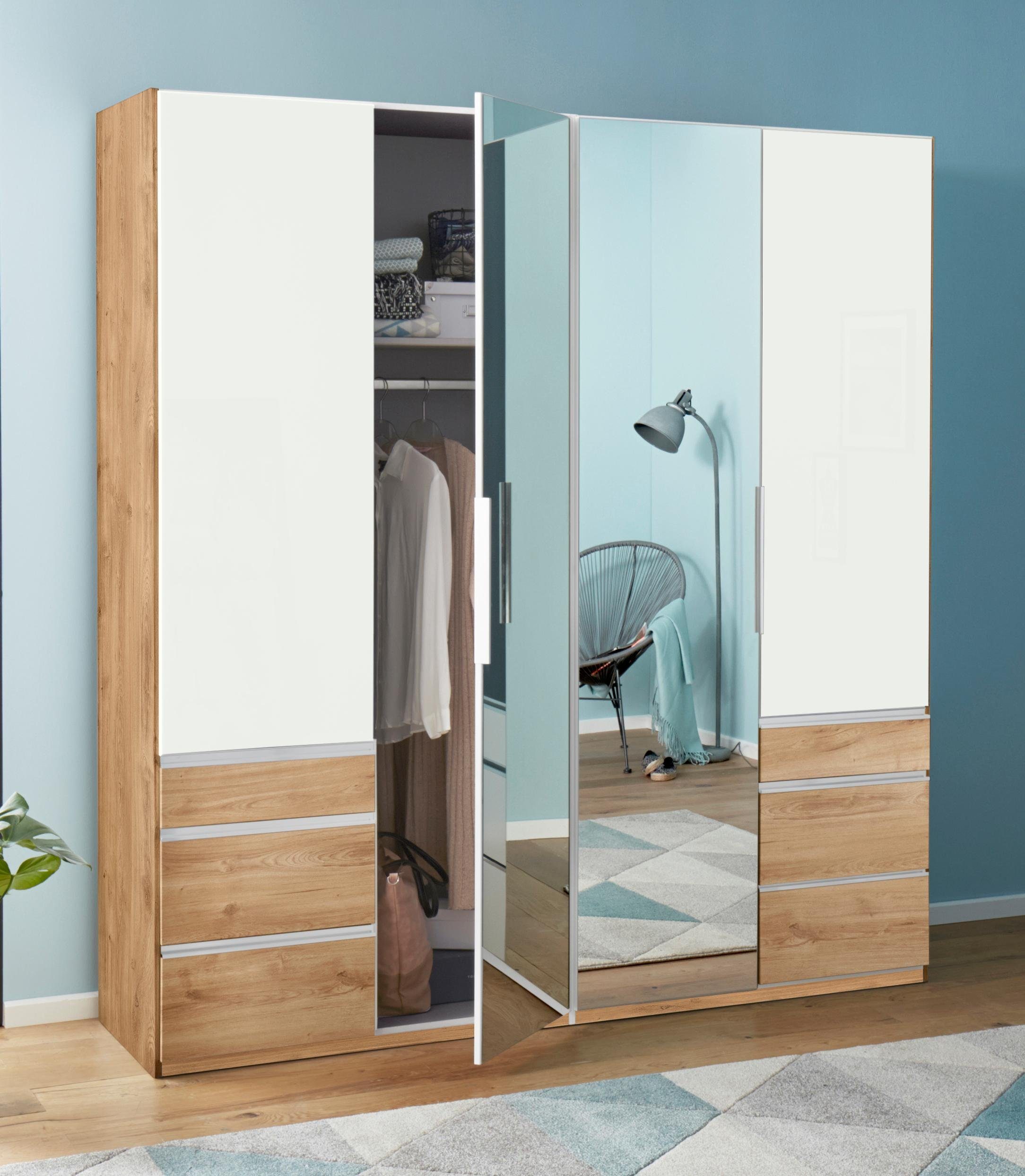 Wimex Kledingkast Level by fresh to go met glas- en spiegeldeuren