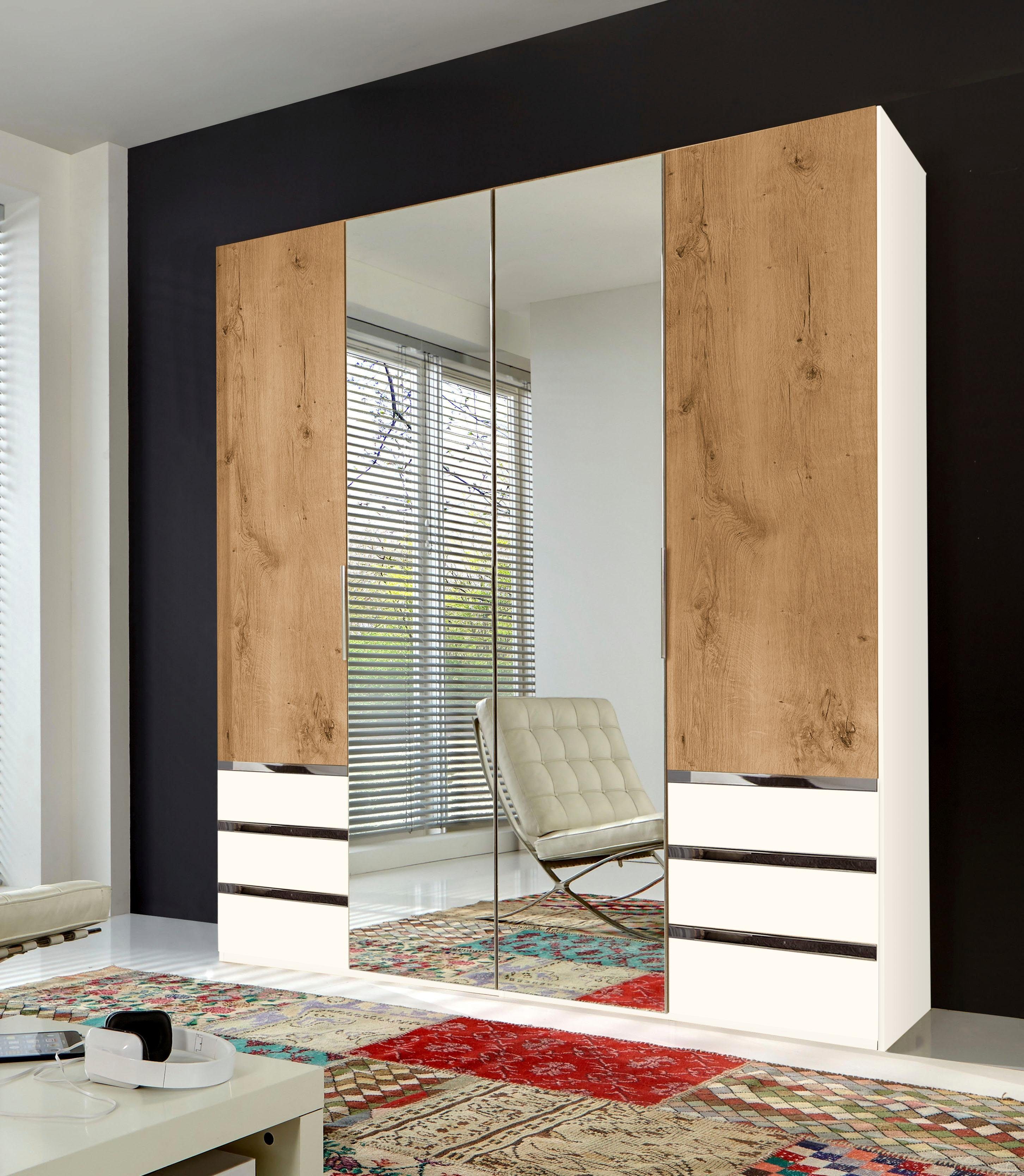 Wimex Kledingkast Level by fresh to go met spiegeldeuren en laden
