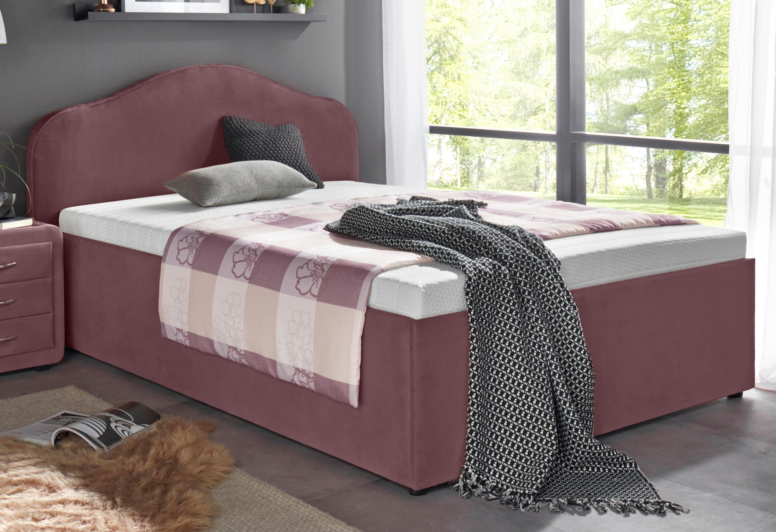 Maintal Gestoffeerd bed bedden rood