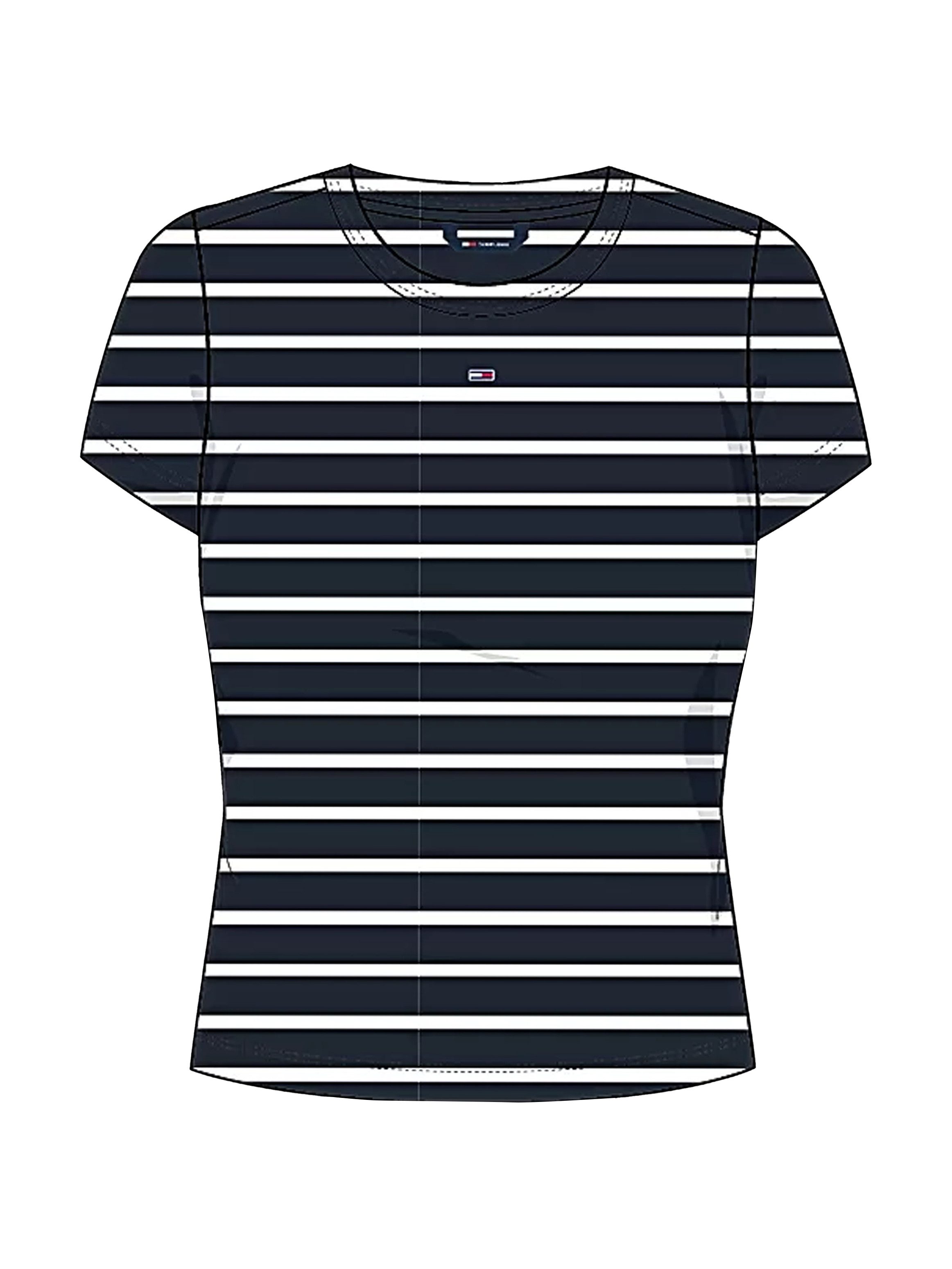 Tommy Jeans Curve T-shirt Slim Essential Rib