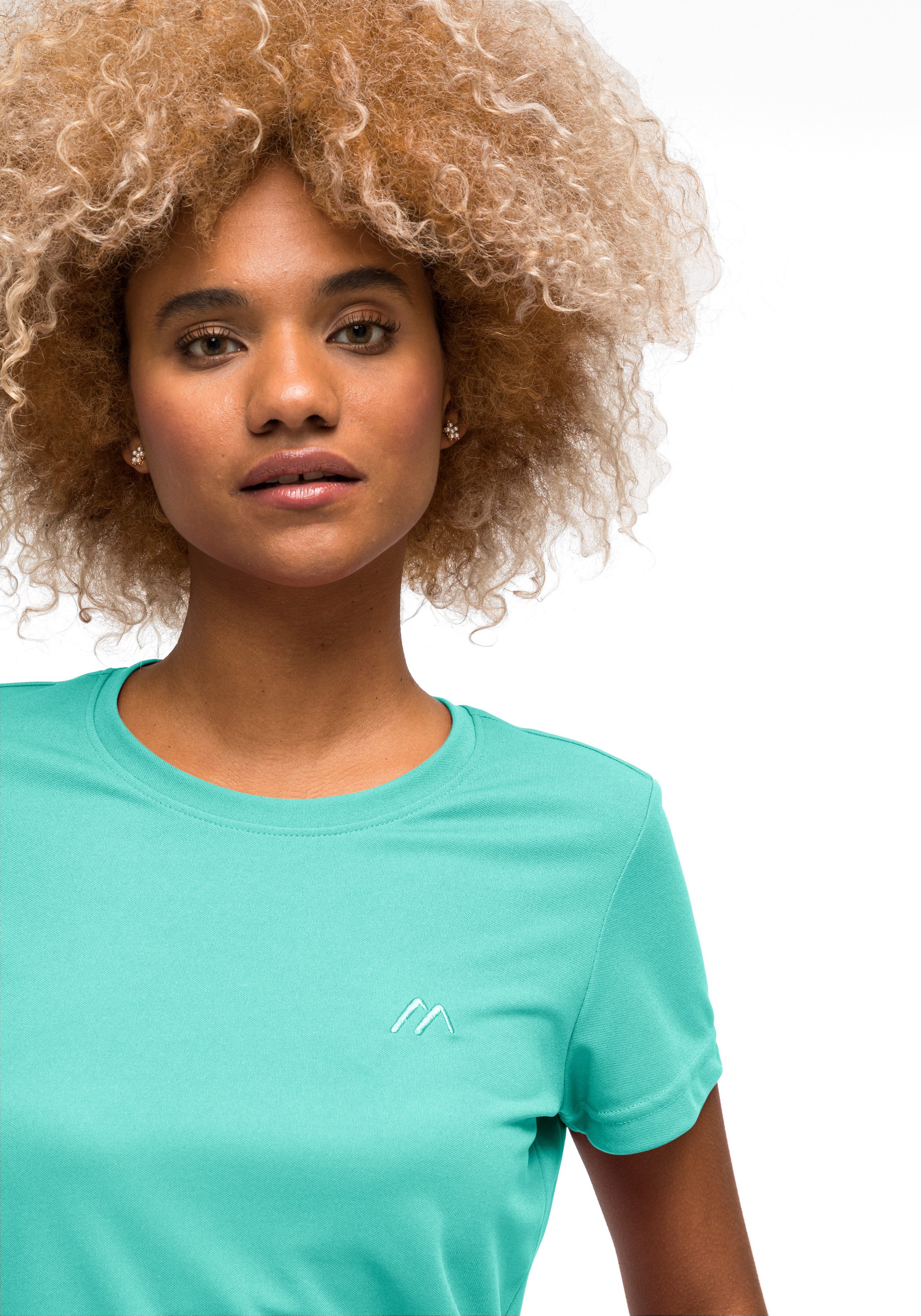 Maier Sports Functioneel shirt Waltraud Dames T-shirt, sneldrogend vrijetijdsshirt, regular fit