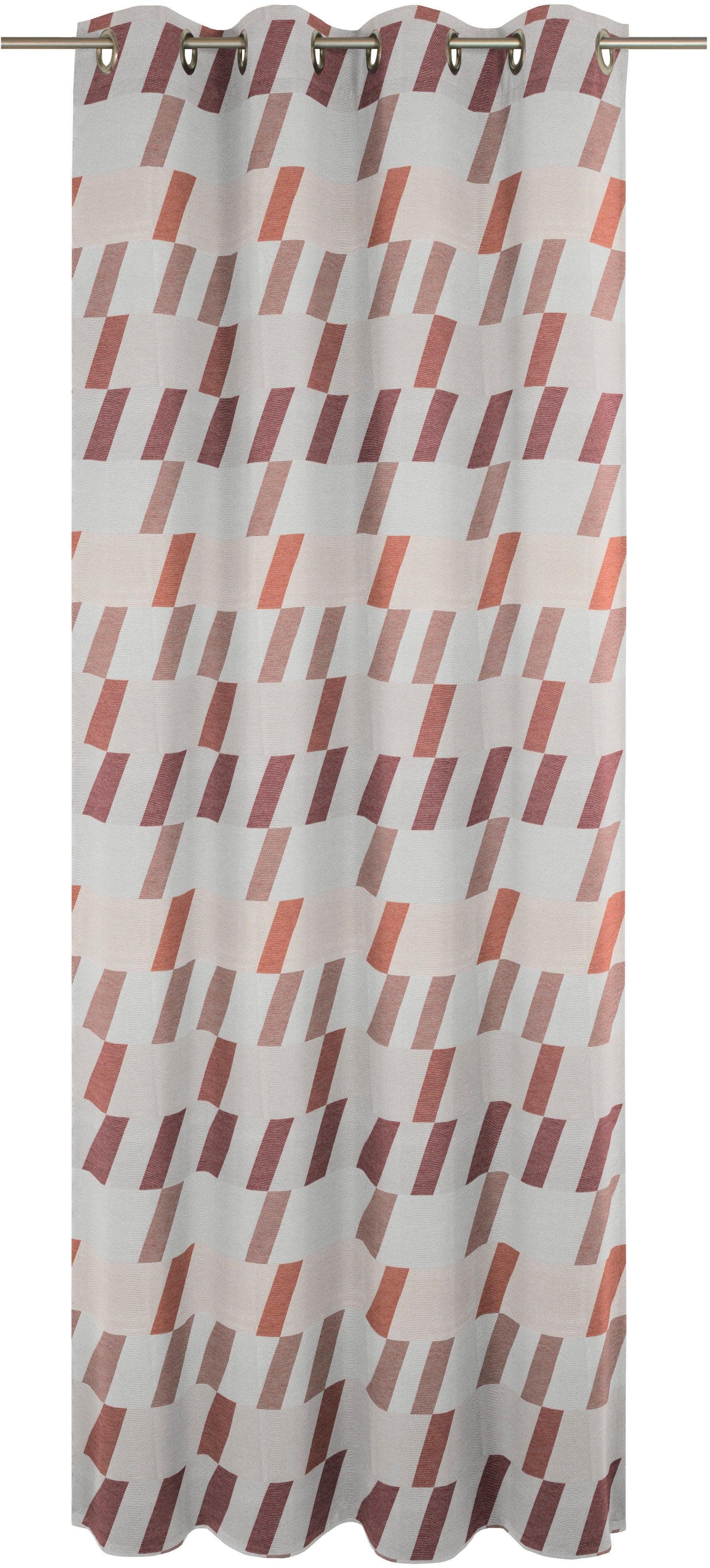 Wirth Gordijn Bray (1 stuk) kant & klaar gordijnen maat hxb: 225x132 cm bruin