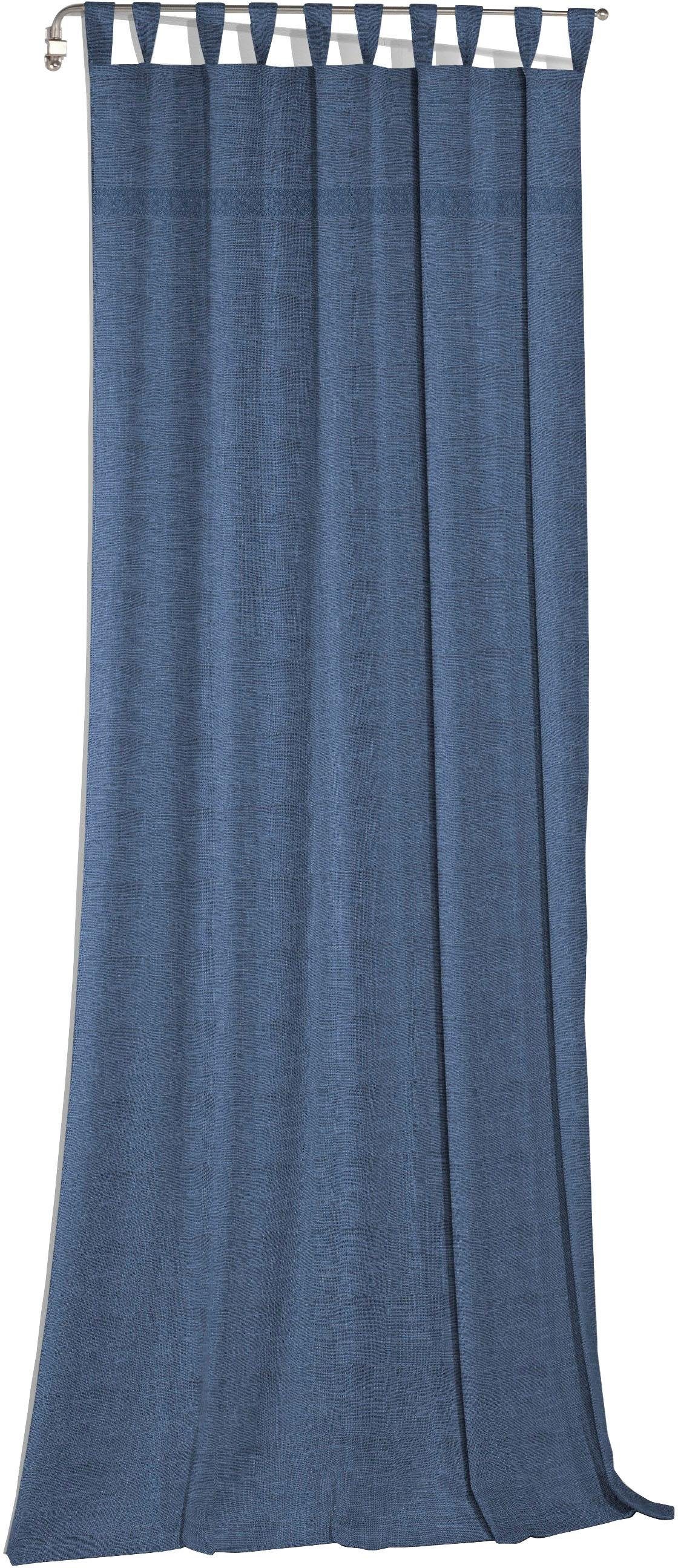 Wirth Gordijn WIESSEE (1 stuk) kant & klaar gordijnen maat 4 blauw