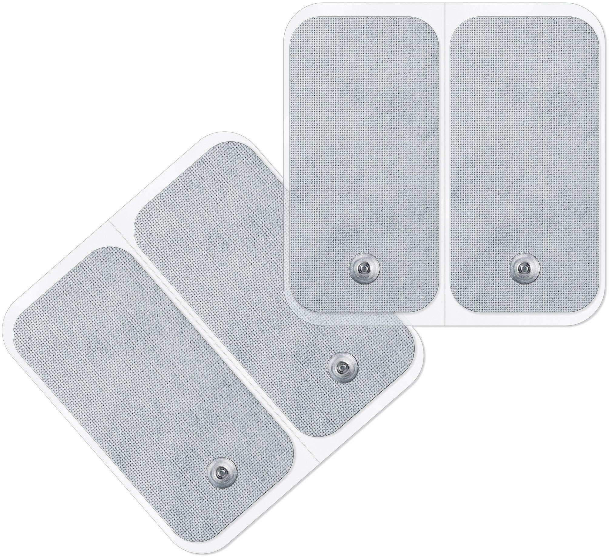 sanitas elektrodenpads voor tens ems-apparaat (set, 4 stuks) grijs