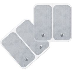 sanitas elektrodenpads voor tens ems-apparaat (set, 4 stuks) grijs