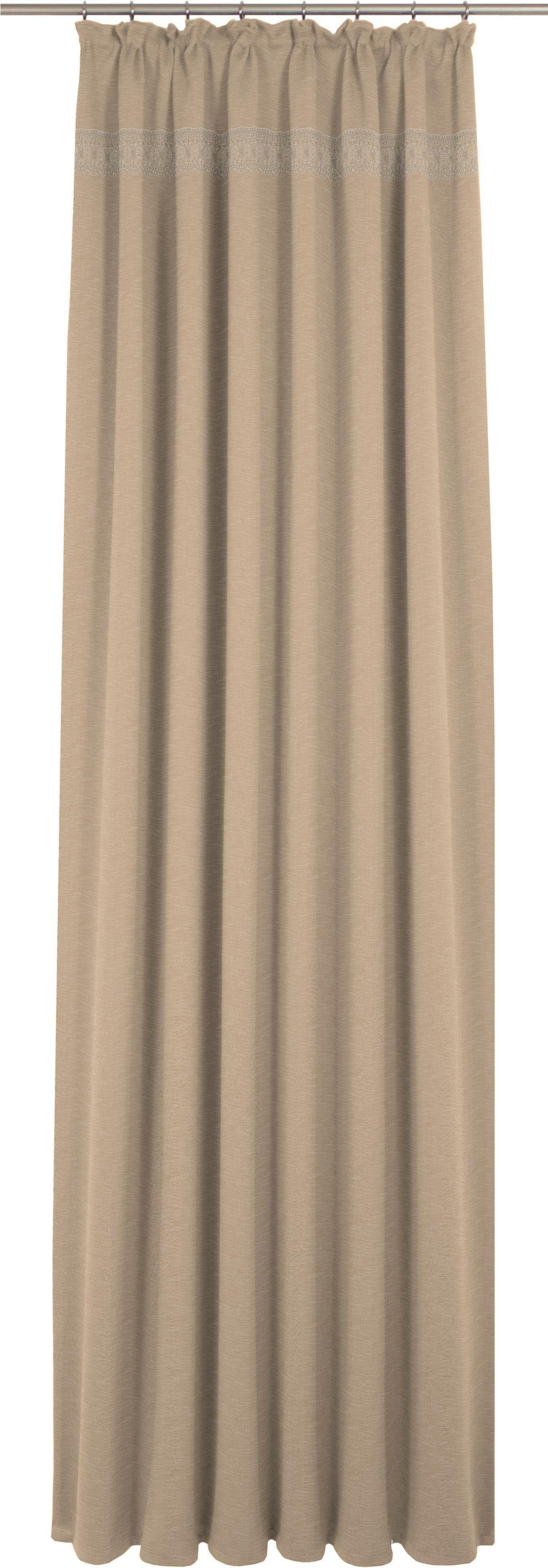 Wirth Gordijn WIESSEE (1 stuk) kant & klaar gordijnen maat 2 beige