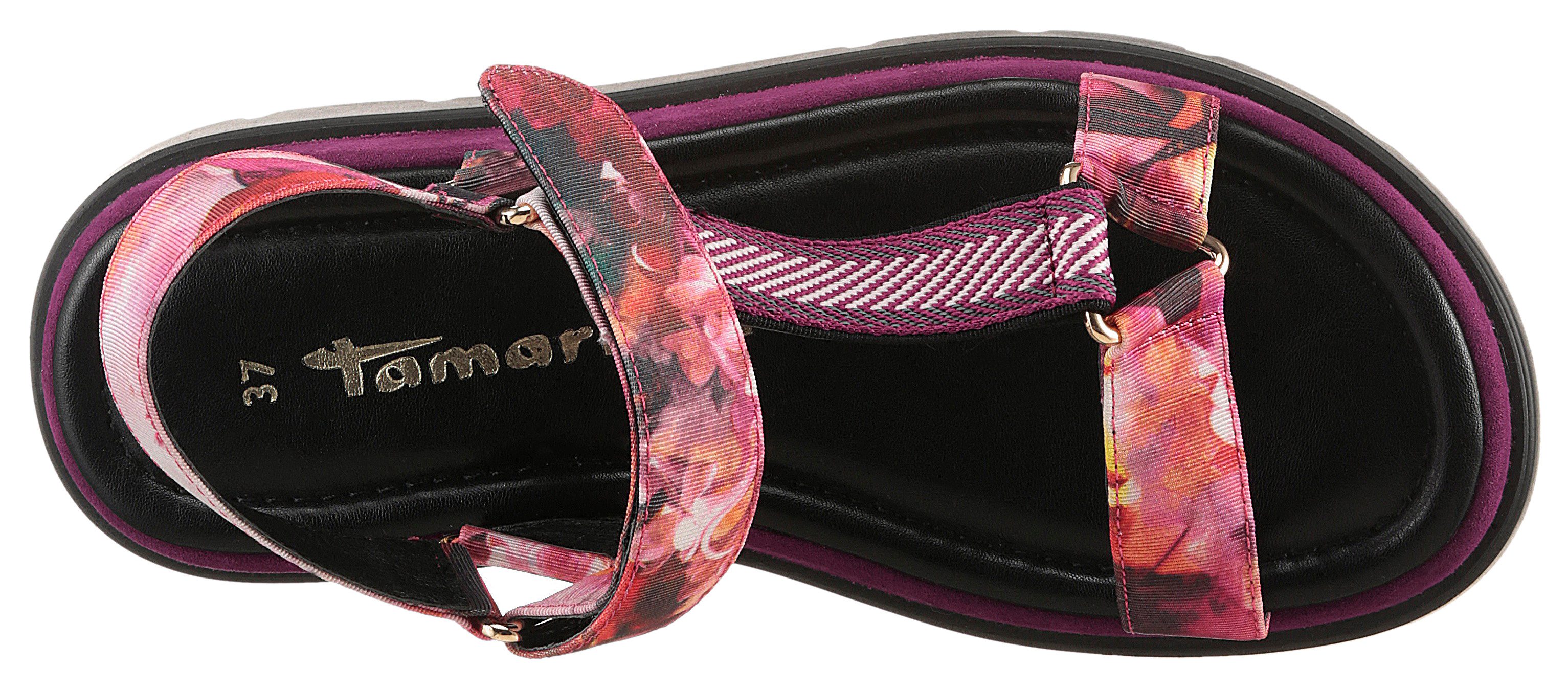 Tamaris Sandalen , plateau, zomerschoen, sandalette met touch it-uitrusting