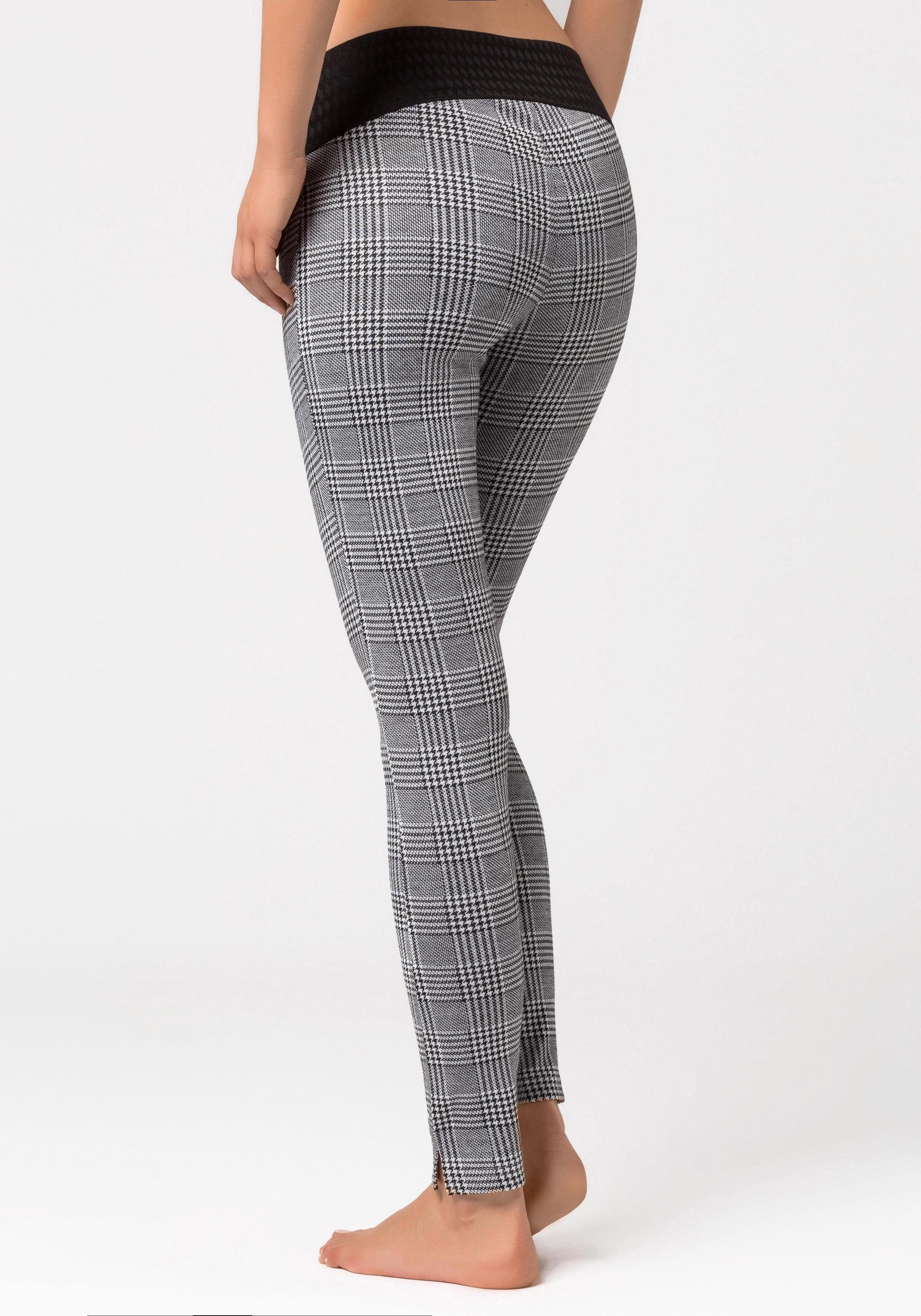Buffalo Legging in glencheck-design, elastisch, modieus