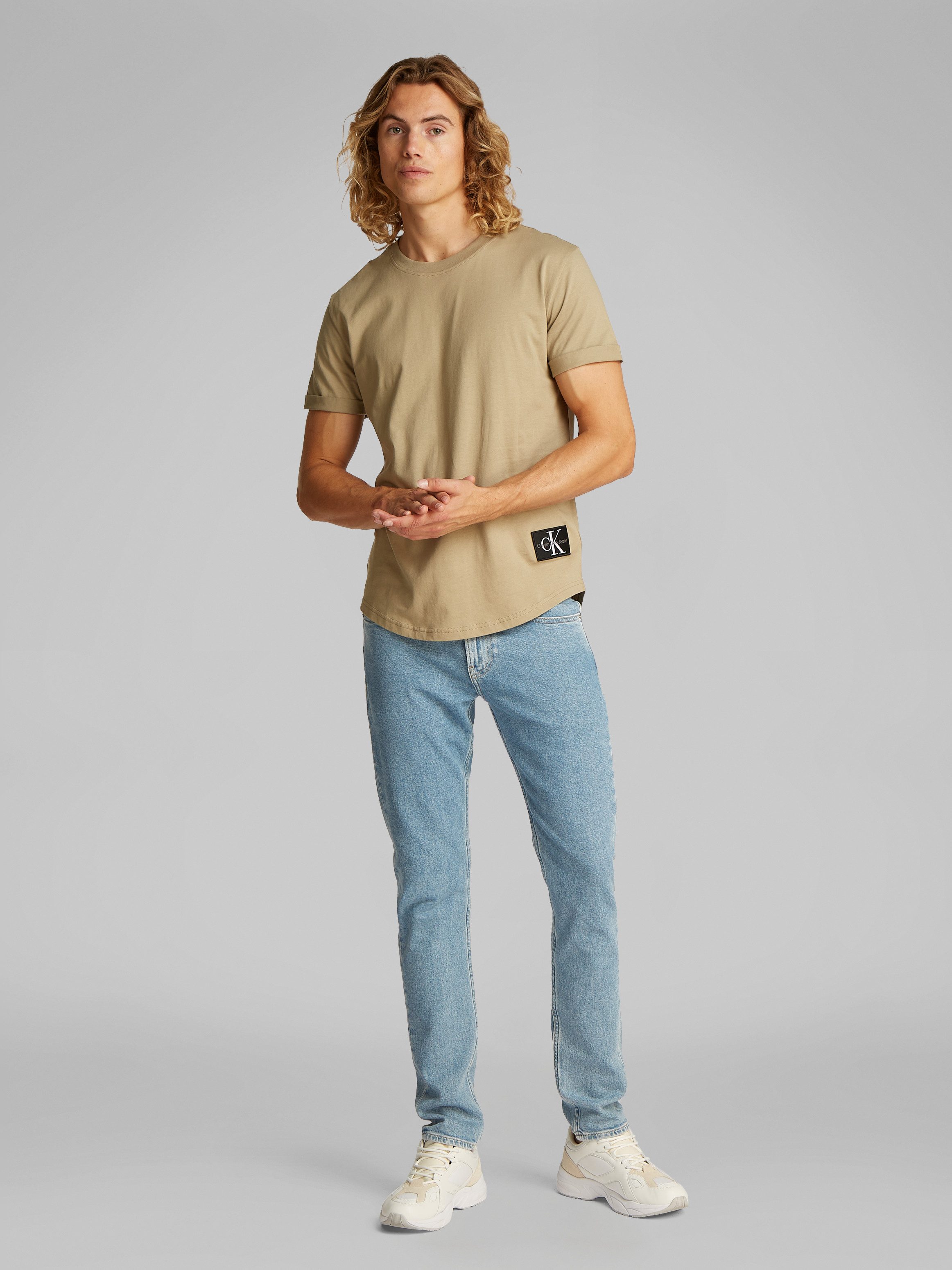 Calvin Klein T-shirt BADGE TURN UP SLEEVE