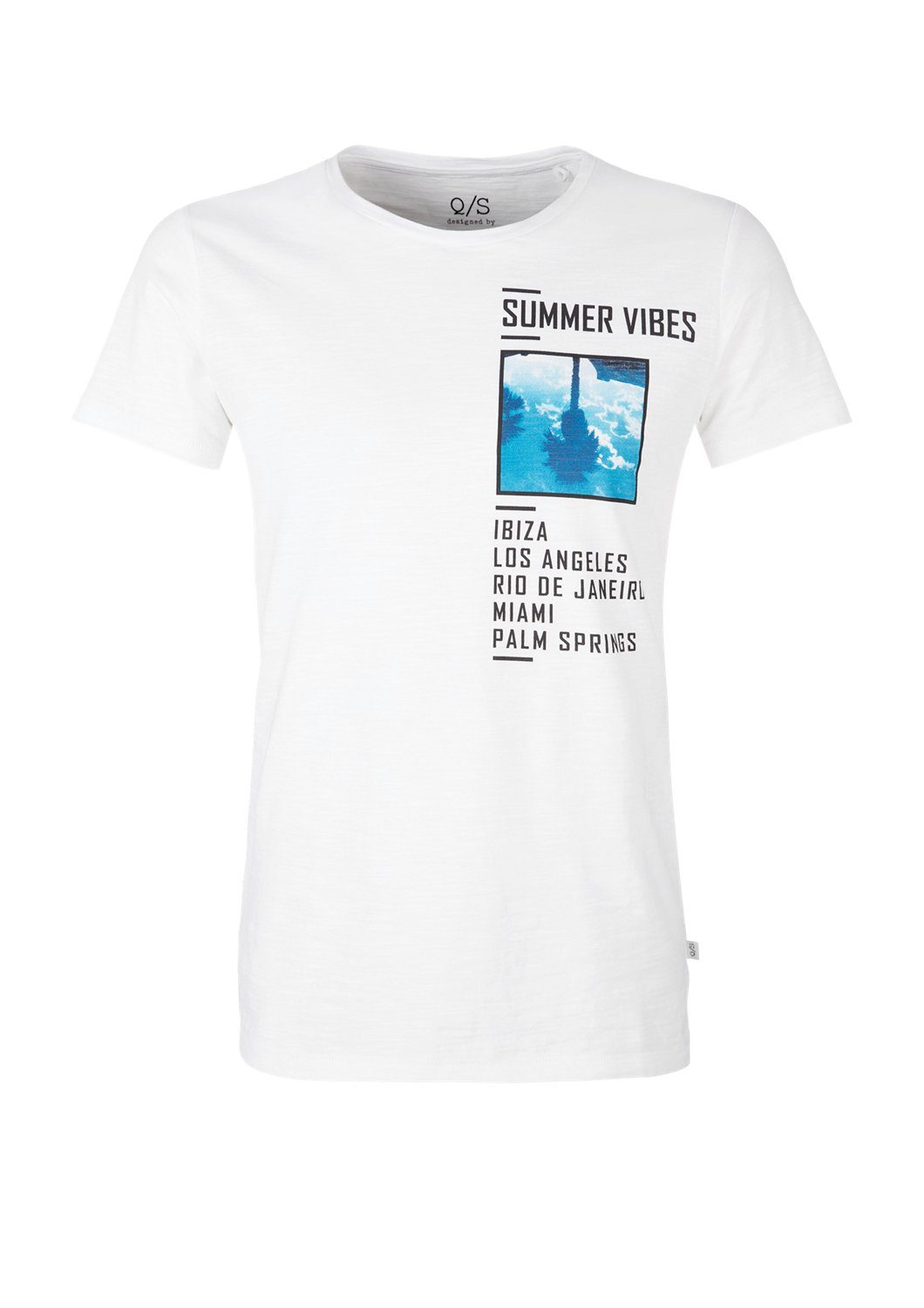 Q/s Designed By NU 15% KORTING: Q/S designed by T-shirt met zomerse print