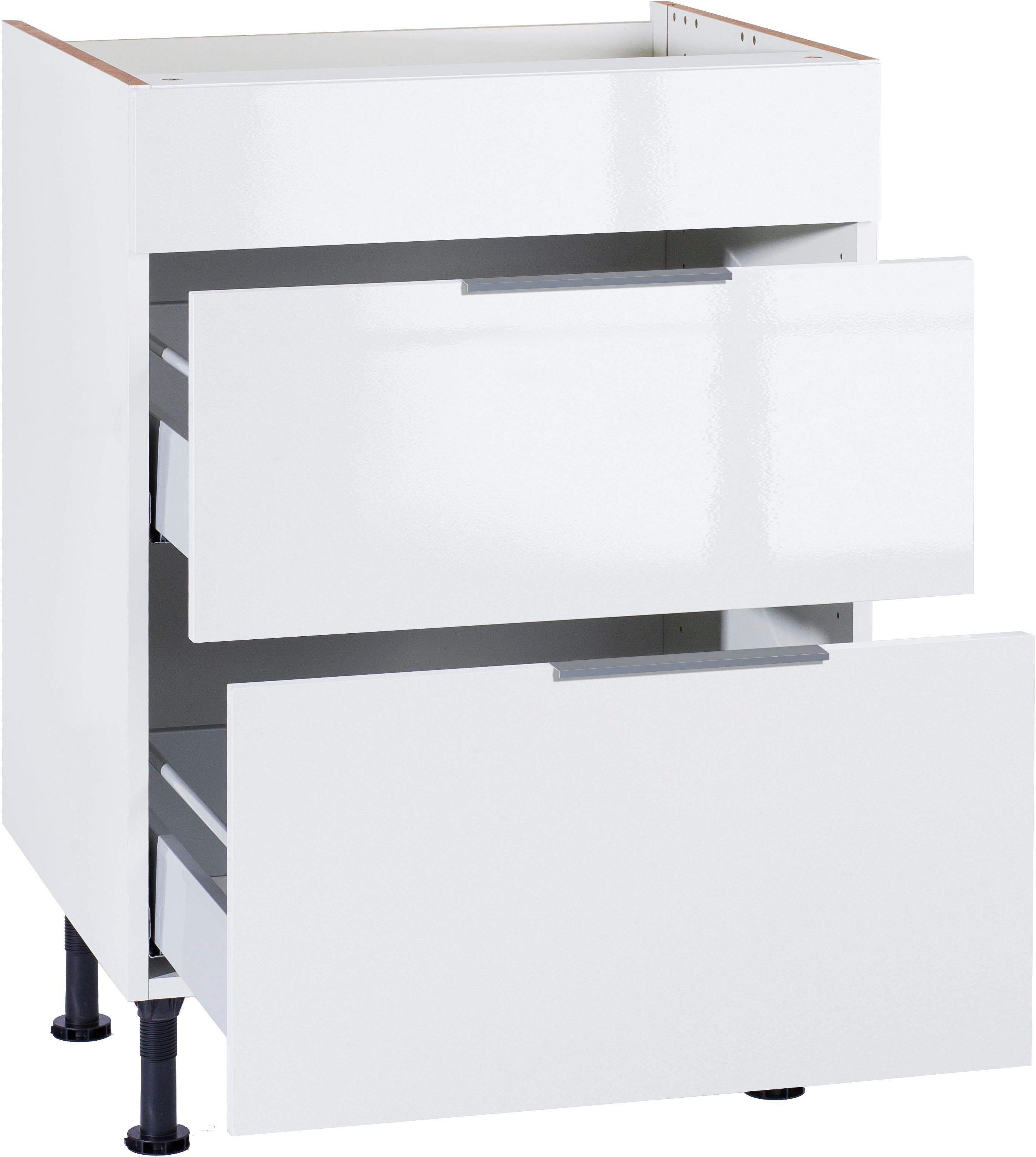 OPTIFIT Ombouwkast voor fornuis Tara volledig uittrekbaar en soft-closefunctie, breedte 60 cm