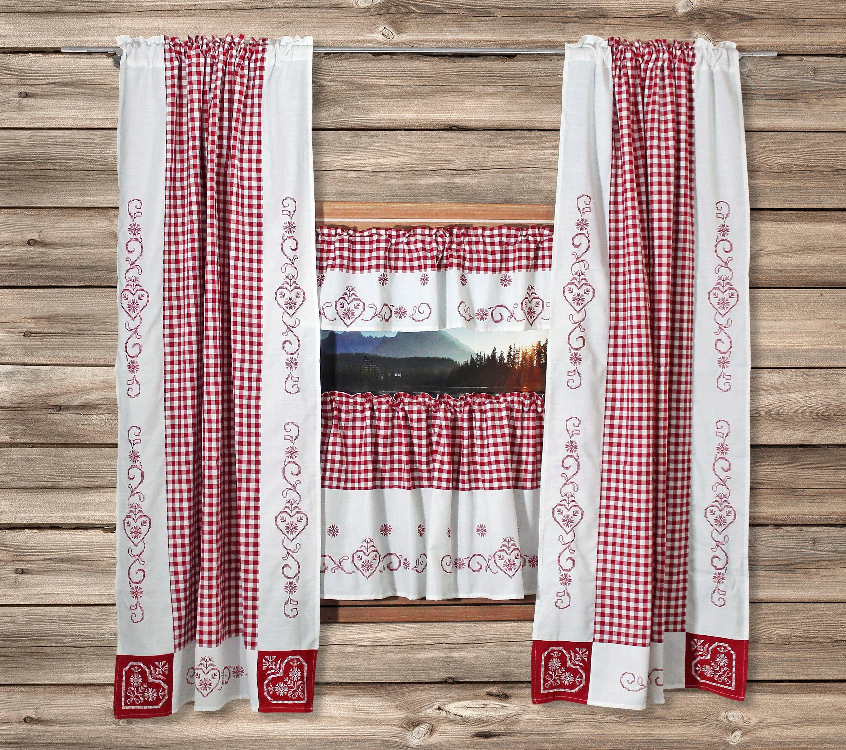 Hossner Gordijn Kulm Landelijke look (2 stuks)