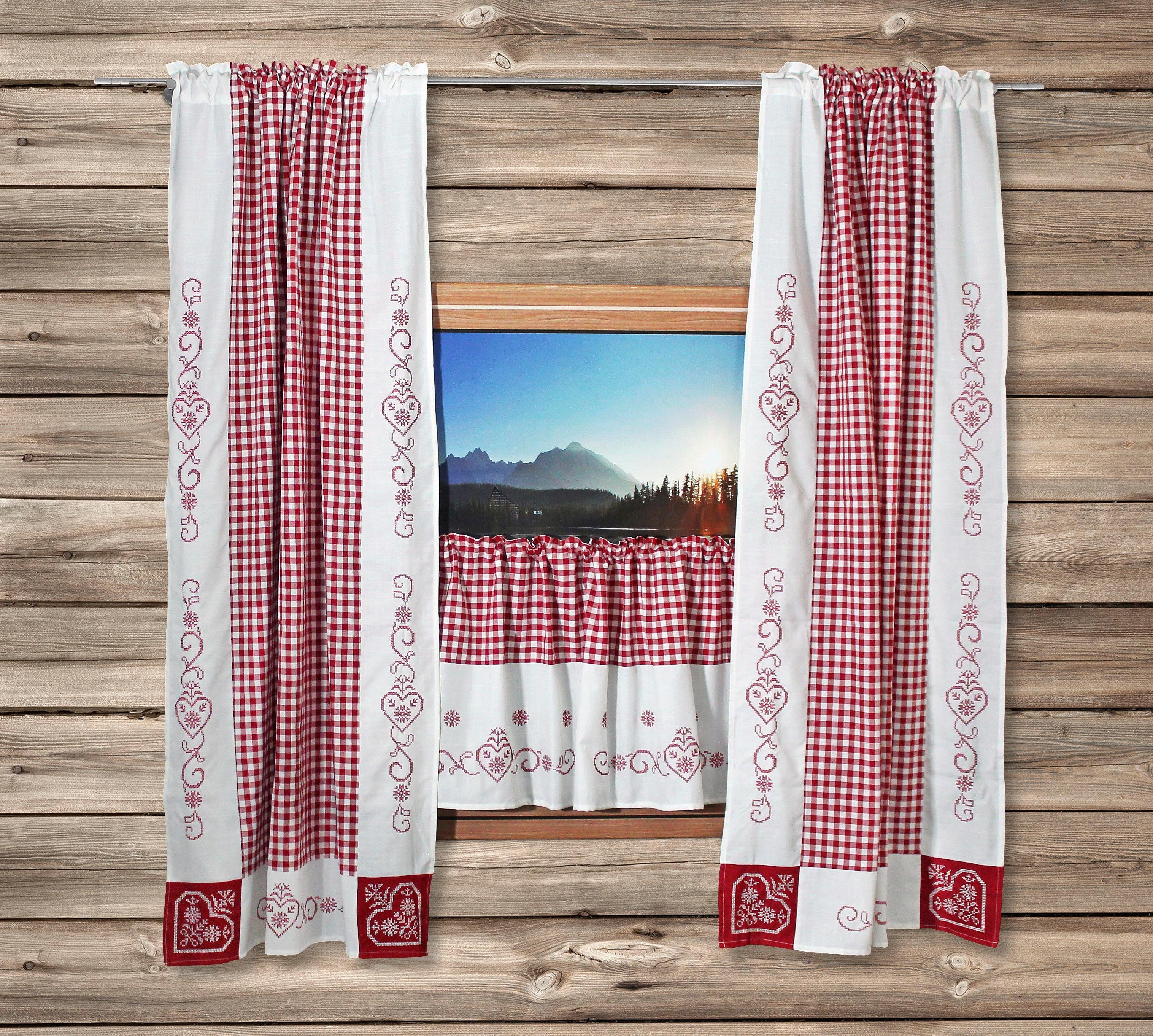 Hossner Gordijn Kulm Landelijke look (2 stuks)