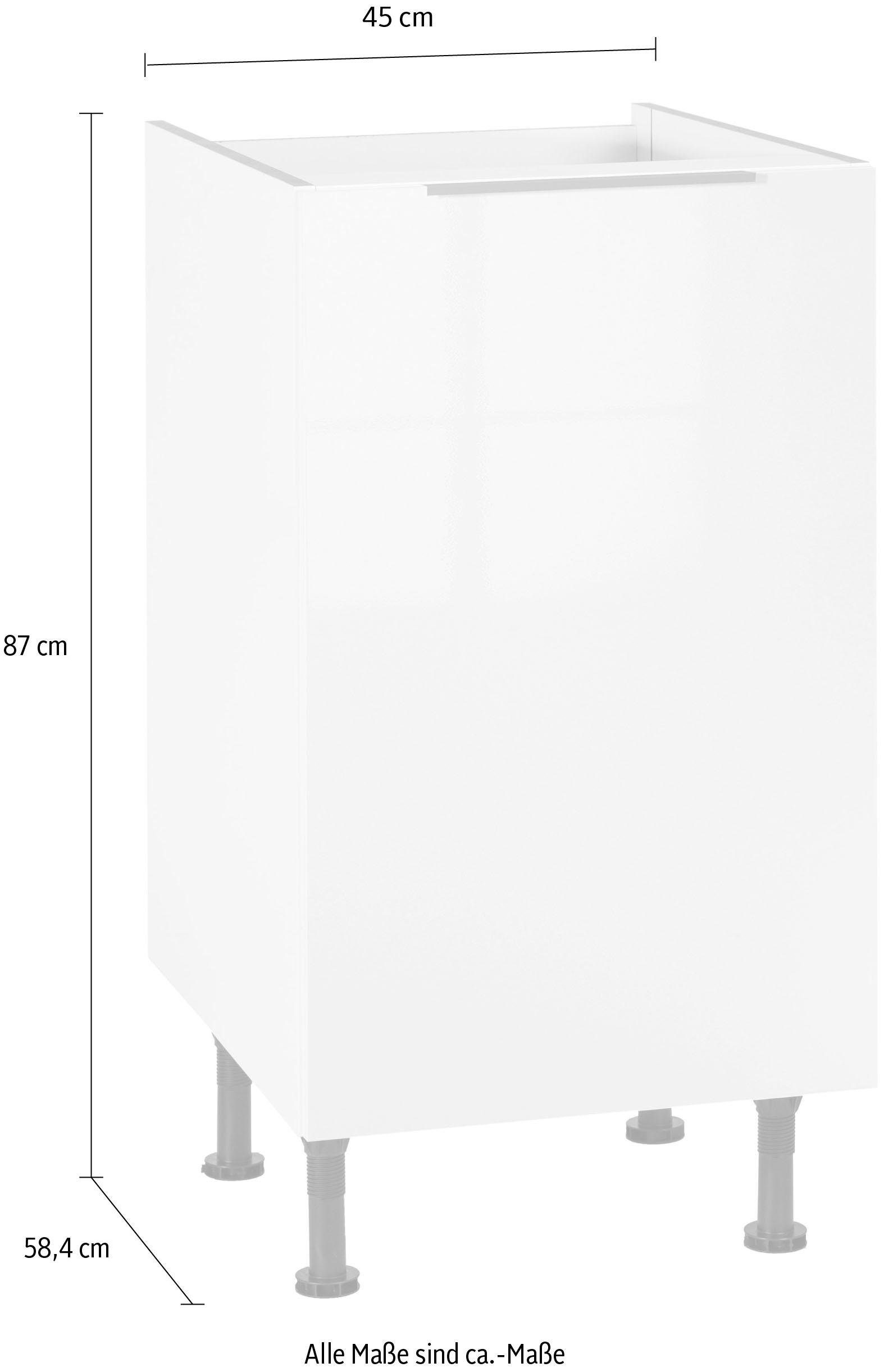 OPTIFIT Gootsteenkast Tara , breedte 45 cm
