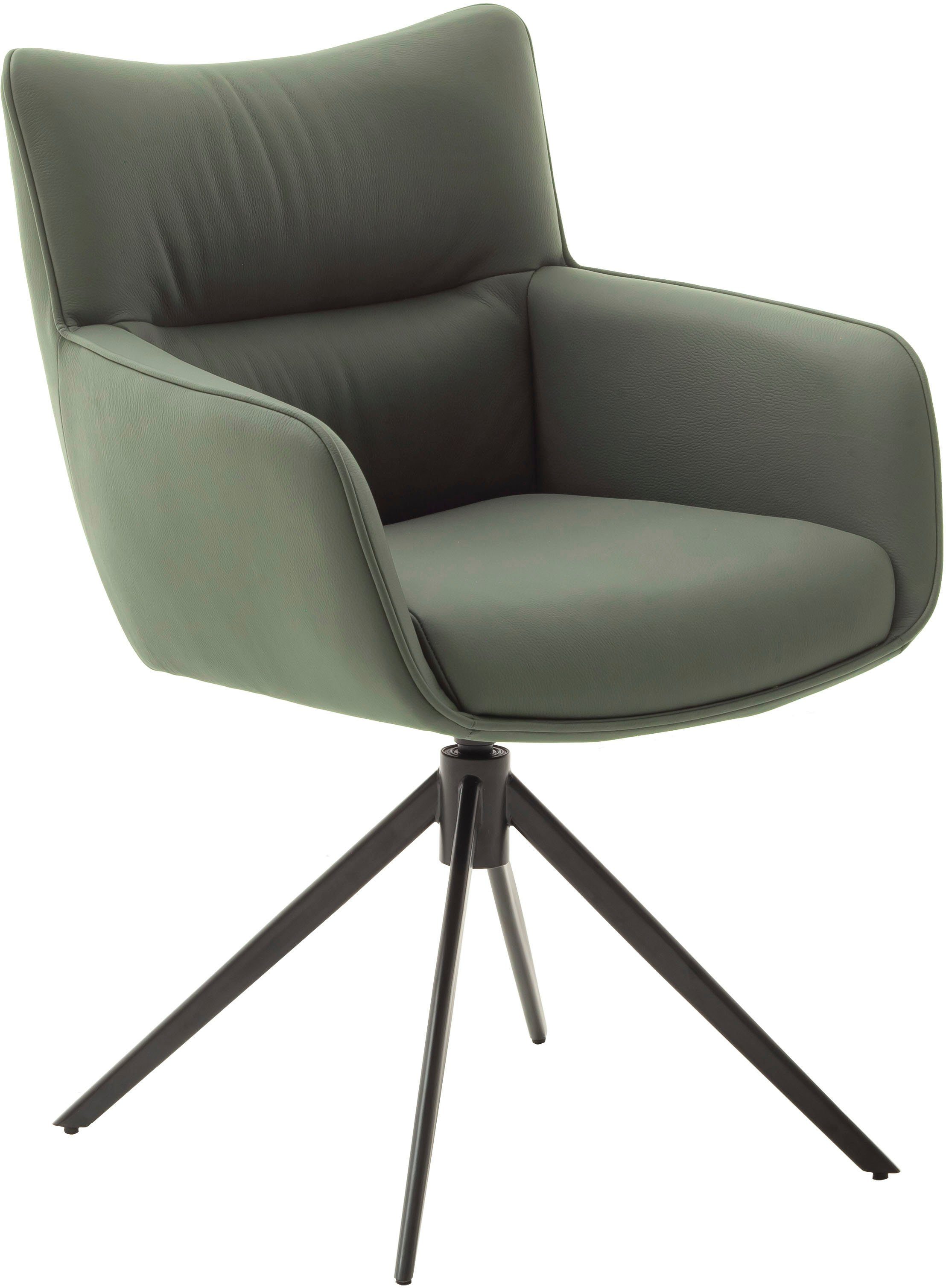 MCA furniture Stoel met 4 poten Limoen (set, 2 stuks), 360° draaibaar, belastbaarheid 120 kg, zithoogte ca. 49 cm (set, 2 stuks) gestoffeerde stoelen