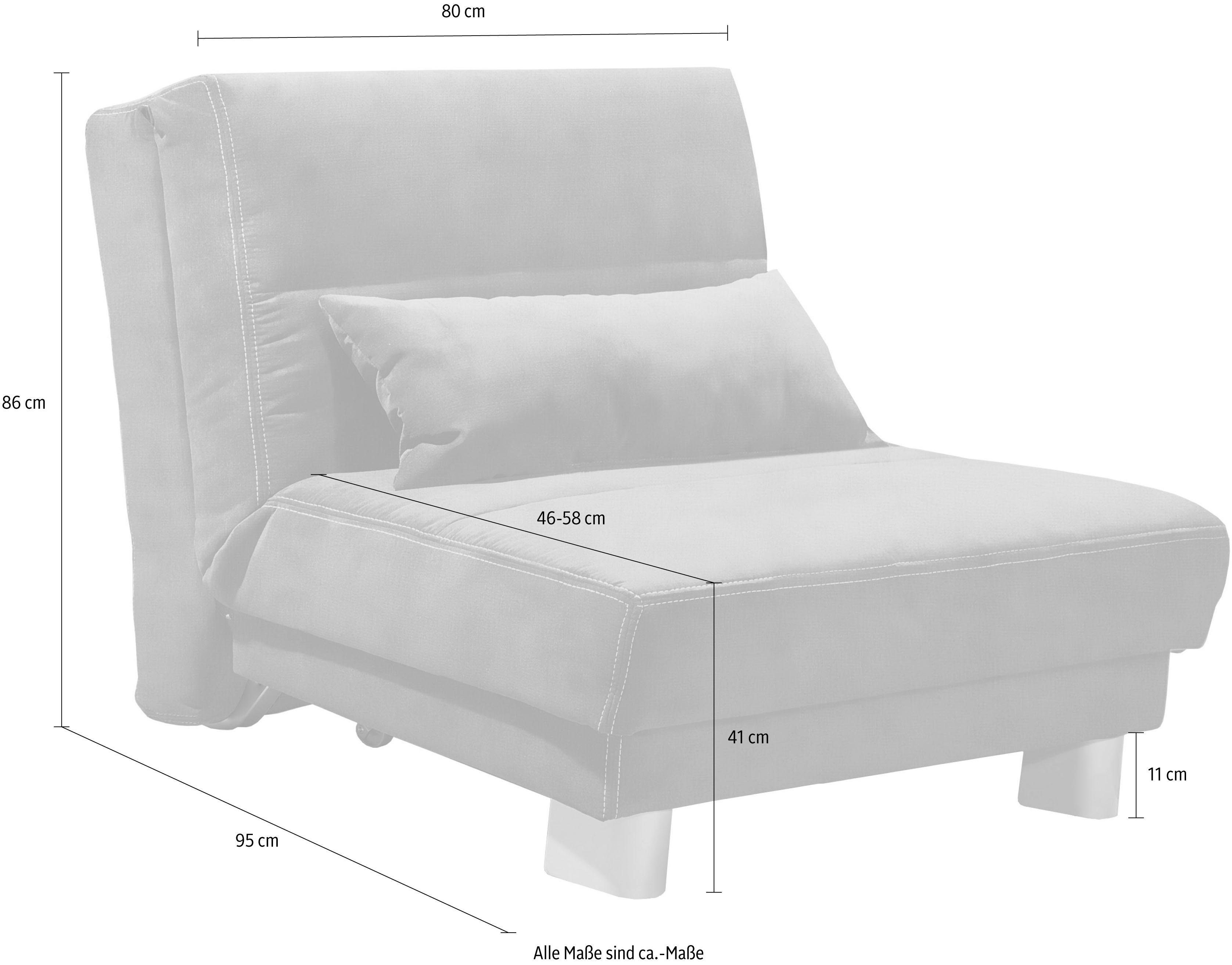 INOSIGN Slaapbank GINA in een handomdraai van bank in bed te veranderen