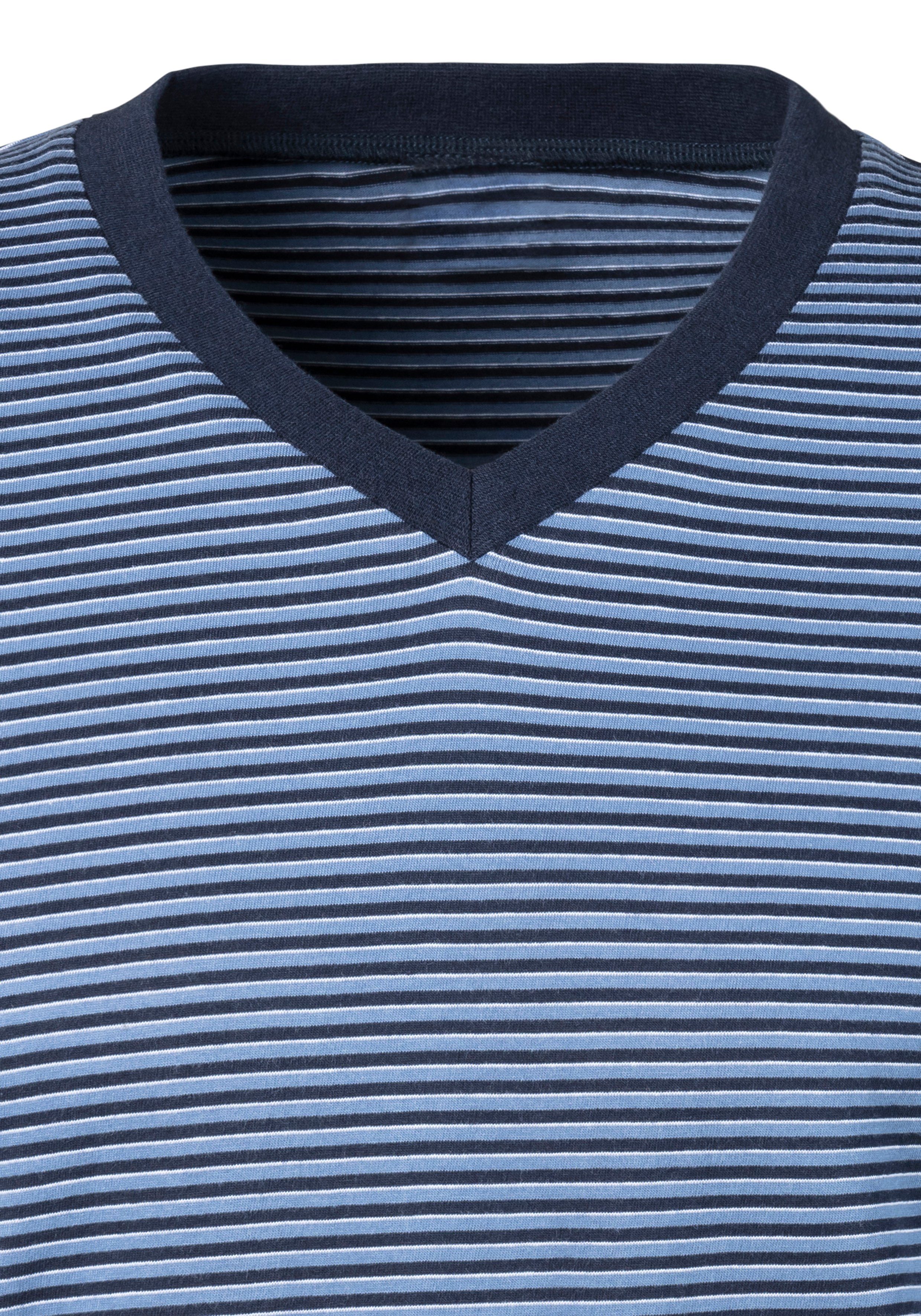 le jogger Pyjama met garenverfde streep (4-delig Set van 2)