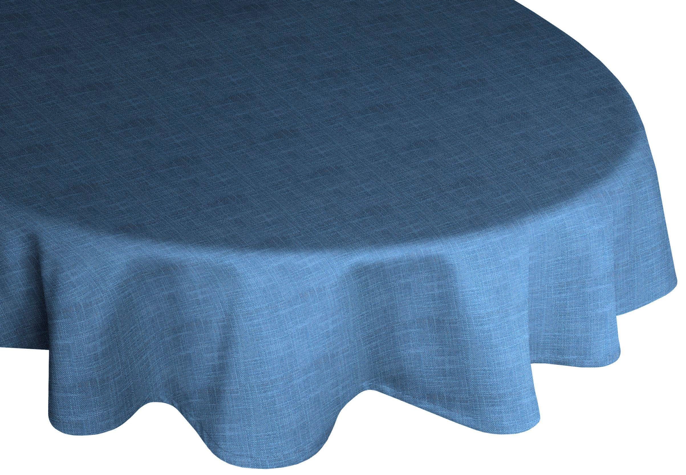 Wirth Tafellaken WIESSEE (1 stuk) tafelkleden maat 1 (160x220 cm) blauw