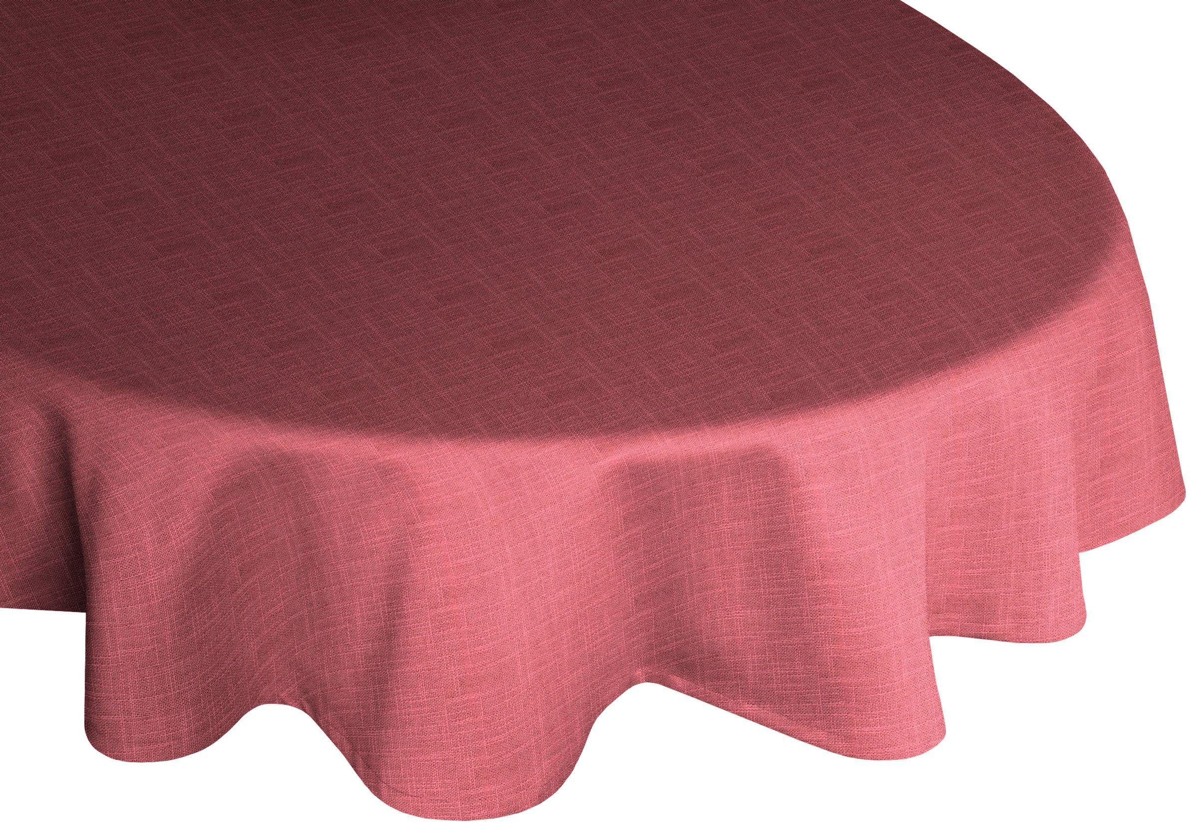 Wirth Tafellaken WIESSEE (1 stuk) tafelkleden maat 1 (160 cm) roze