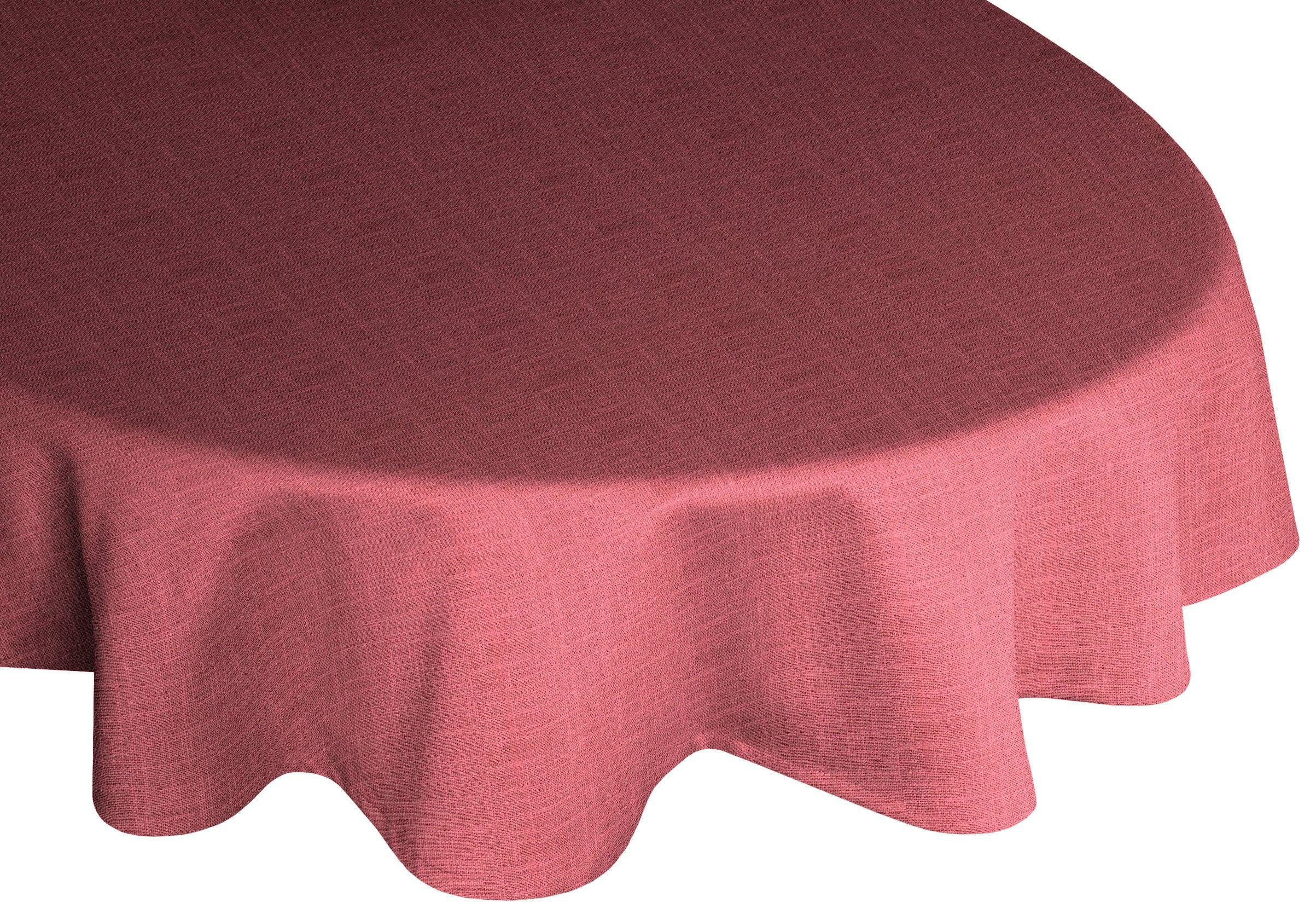 Wirth Tafellaken WIESSEE (1 stuk) tafelkleden maat 1 (160x220 cm) roze