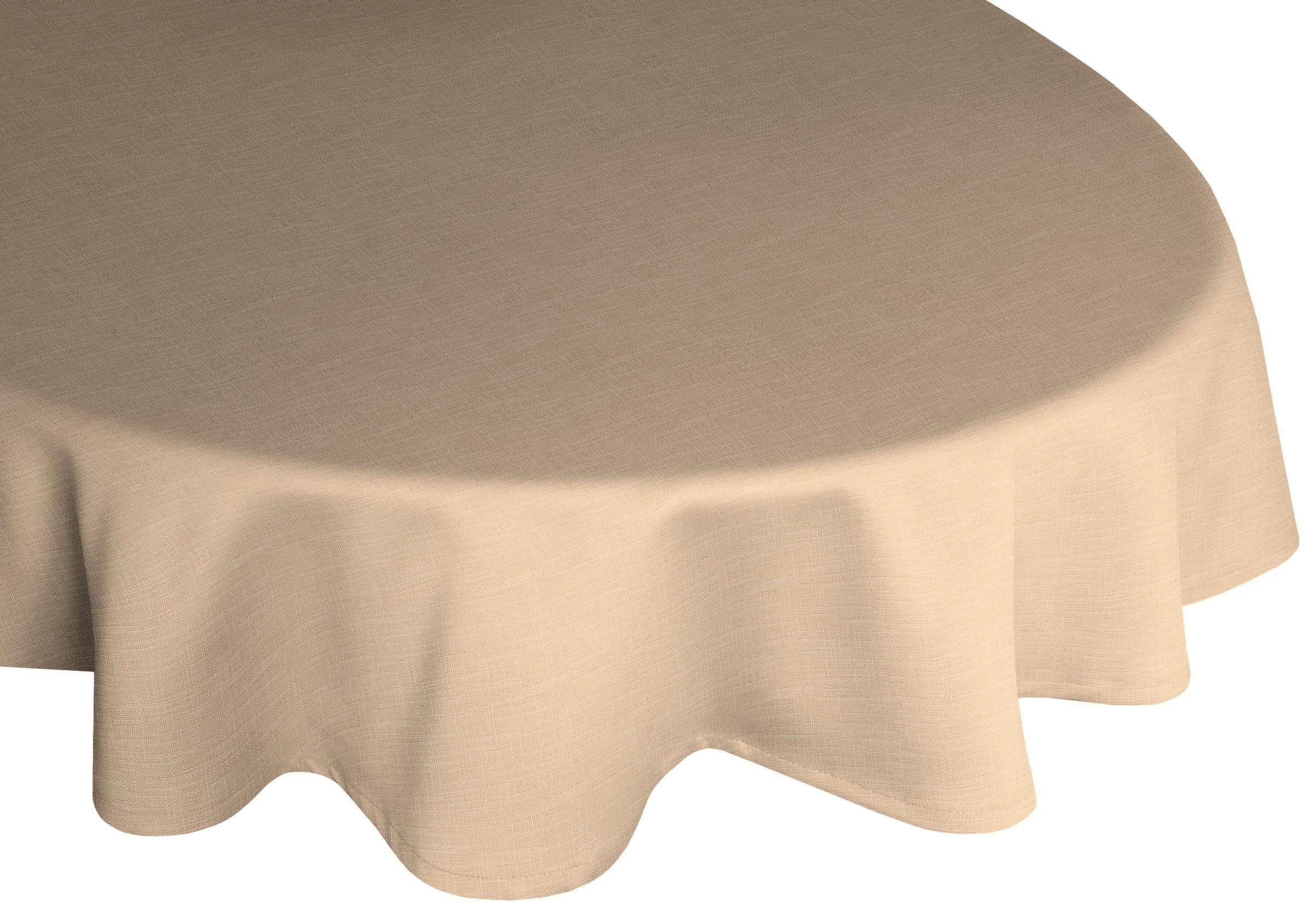 Wirth Tafellaken WIESSEE (1 stuk) tafelkleden maat 1 (160 cm) beige