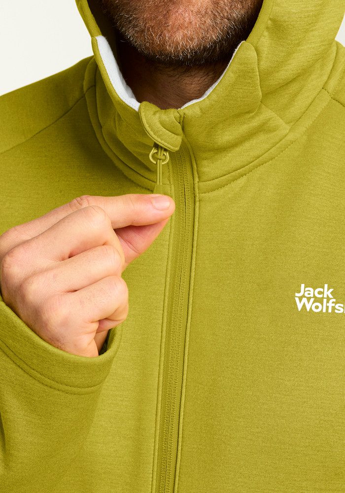 Jack Wolfskin Fleecejack PEAK DISTRICT HOODED FZ M