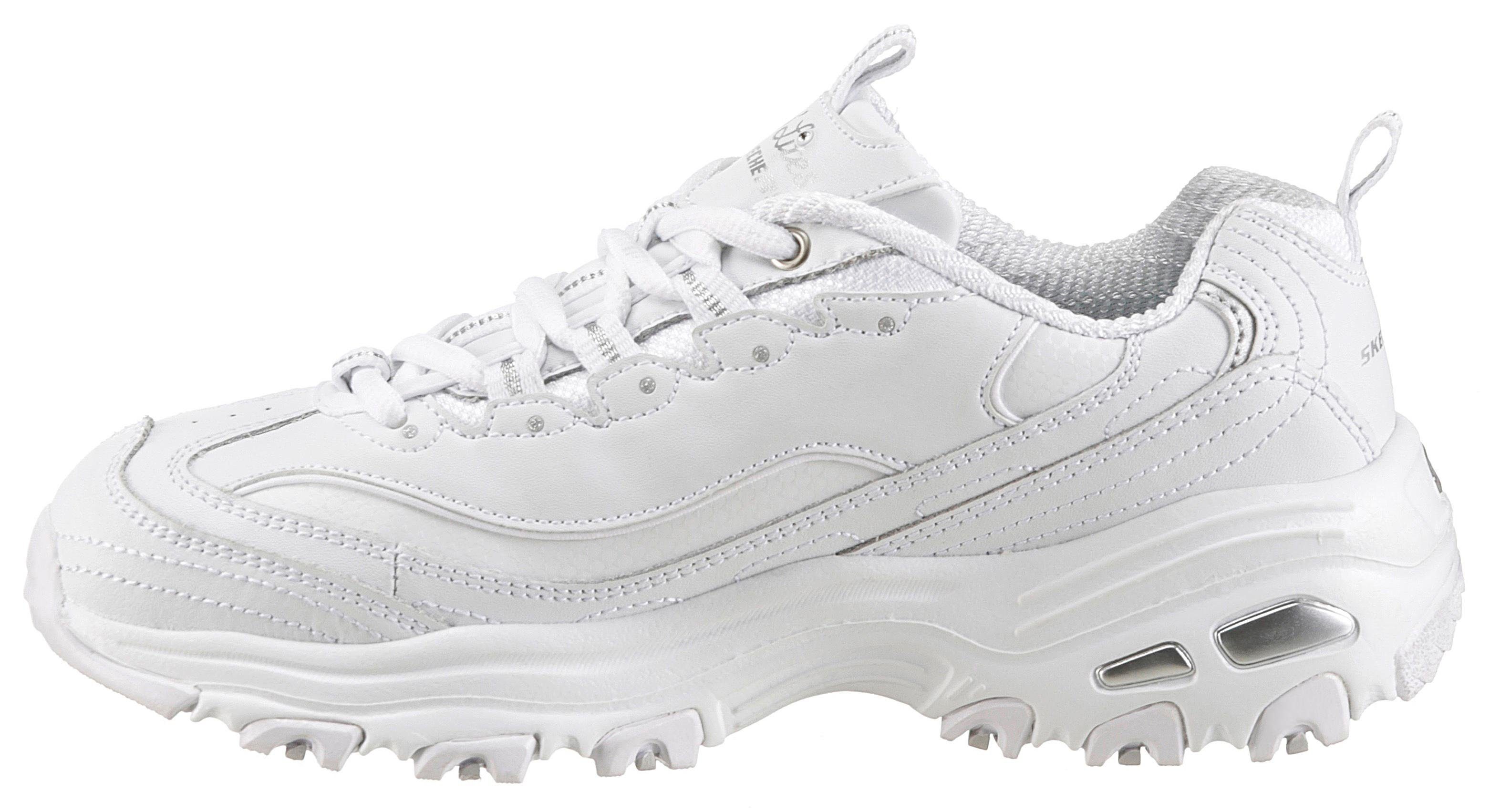 Skechers Sneakers D´Lites-Fresh Start Vrijetijdsschoen, lage schoen, veterschoen met bio-dri-uitrusting