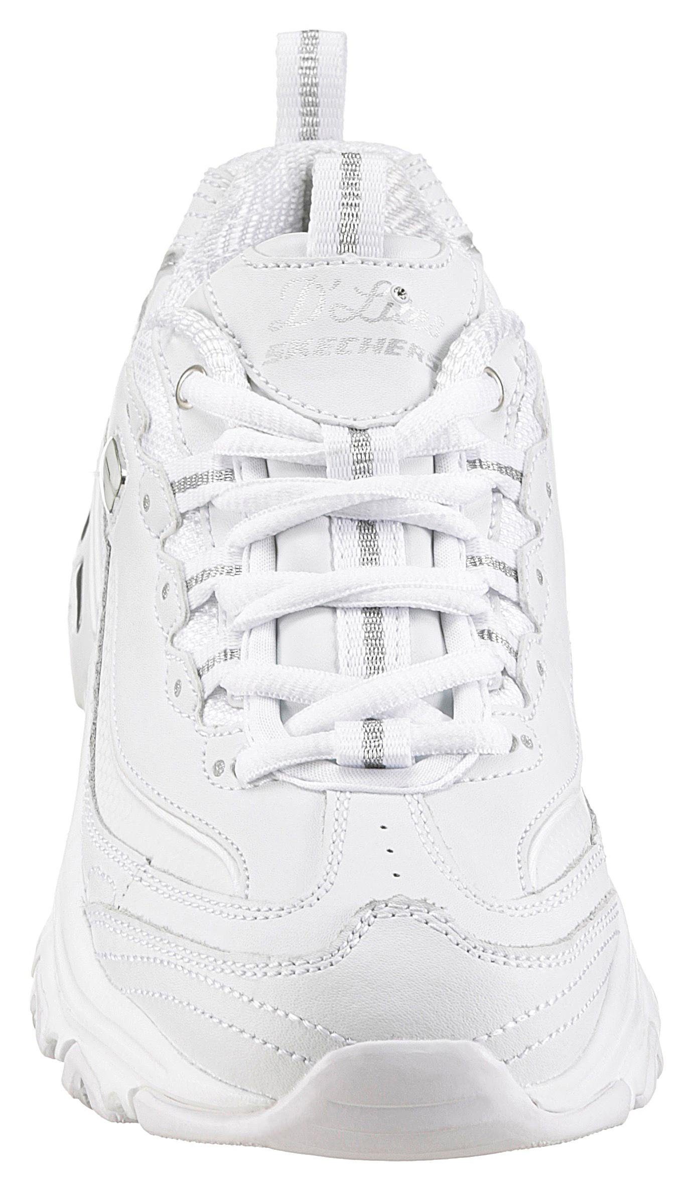 Skechers Sneakers D´Lites-Fresh Start Vrijetijdsschoen, lage schoen, veterschoen met bio-dri-uitrusting