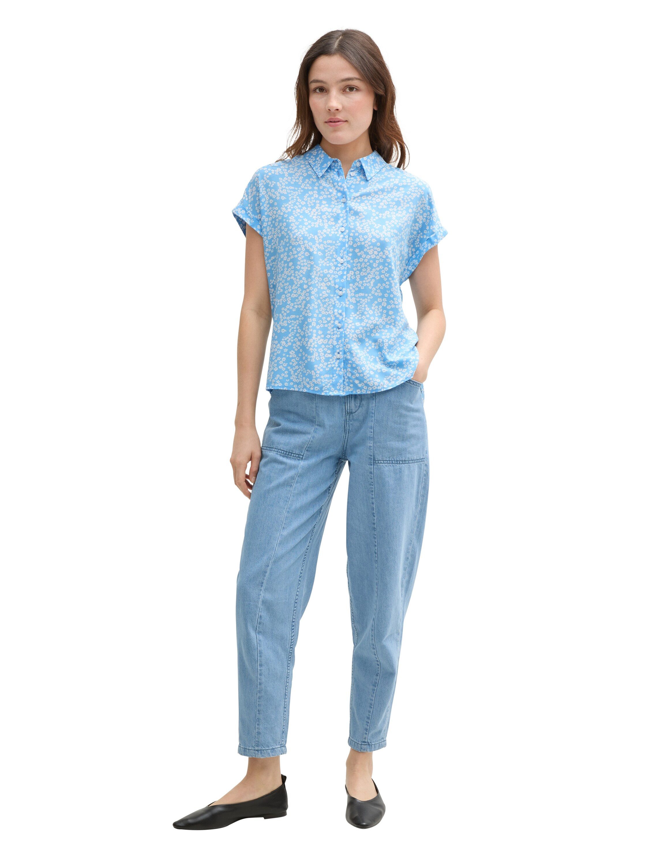 Tom Tailor Denim Shirtblouse met wijde mouwen