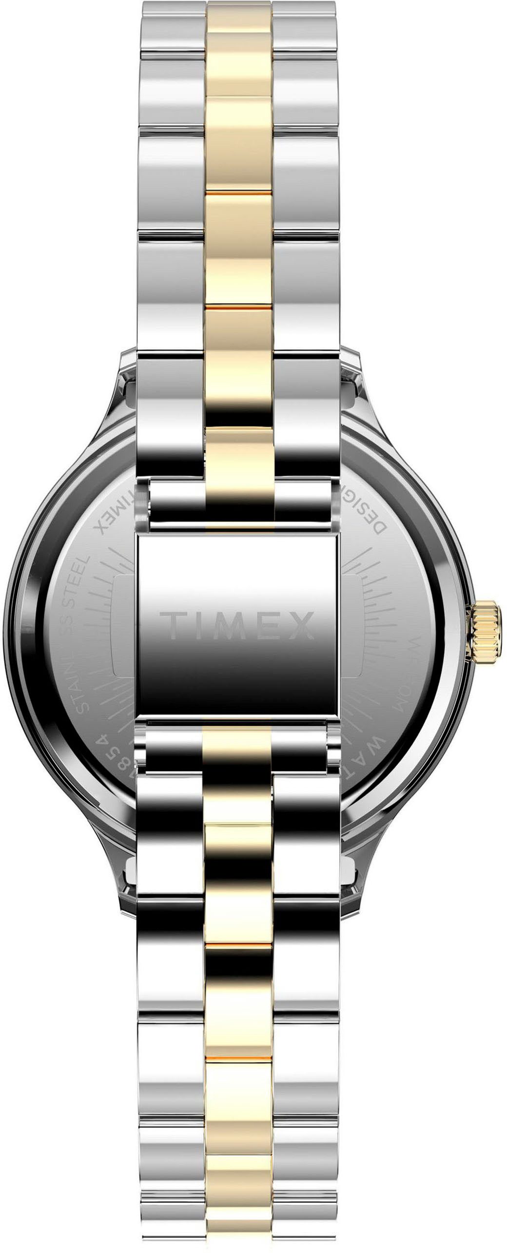 Timex Kwartshorloge PEYTON Polshorloge, dameshorloge, roestvrijstalen band, analoog