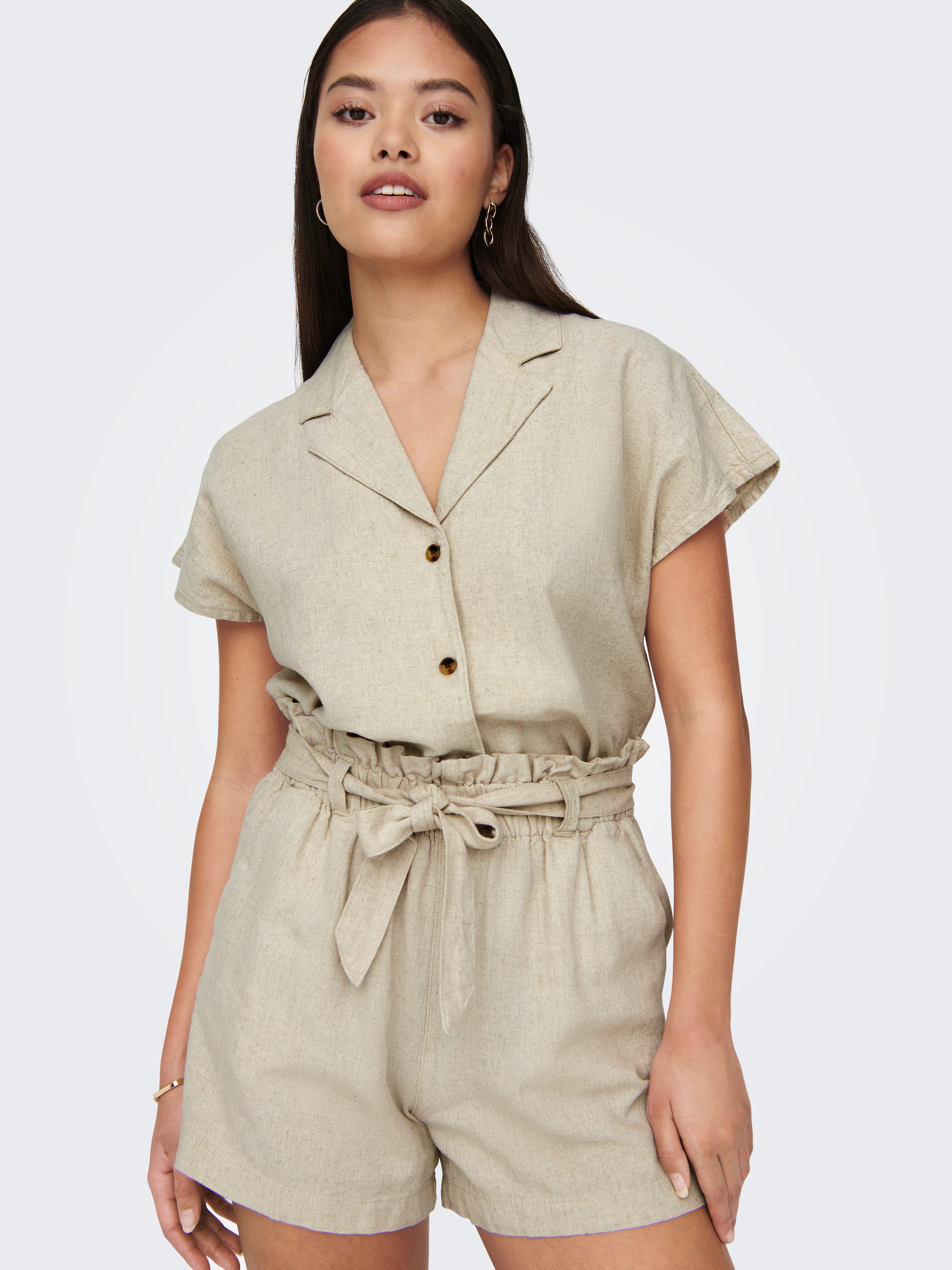 JDY Short JDYSAY MW LINEN SHORTS WVN NOOS